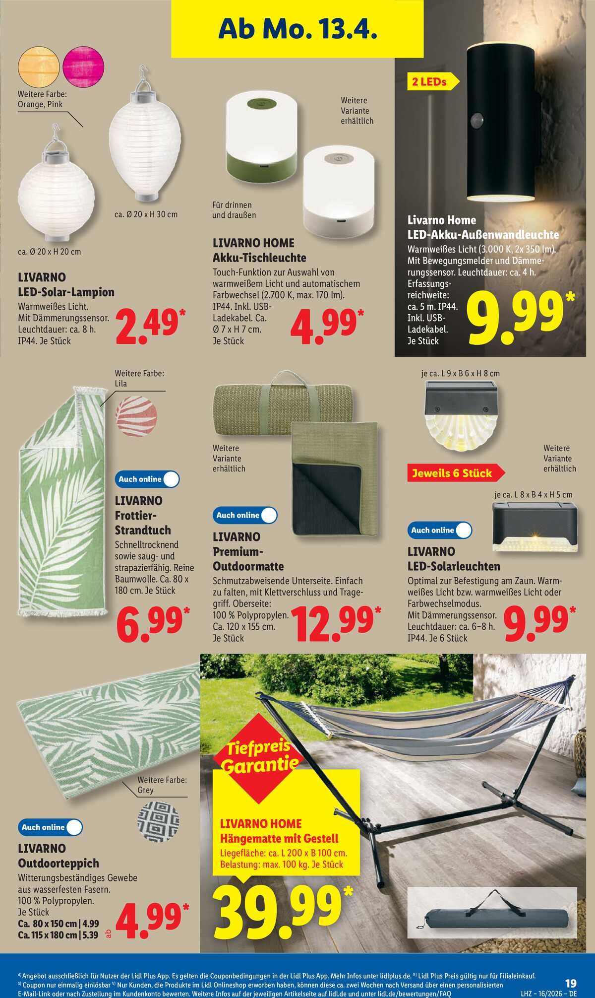 Leták Lidl Německo 13.4.-18.4.2026 strana 37