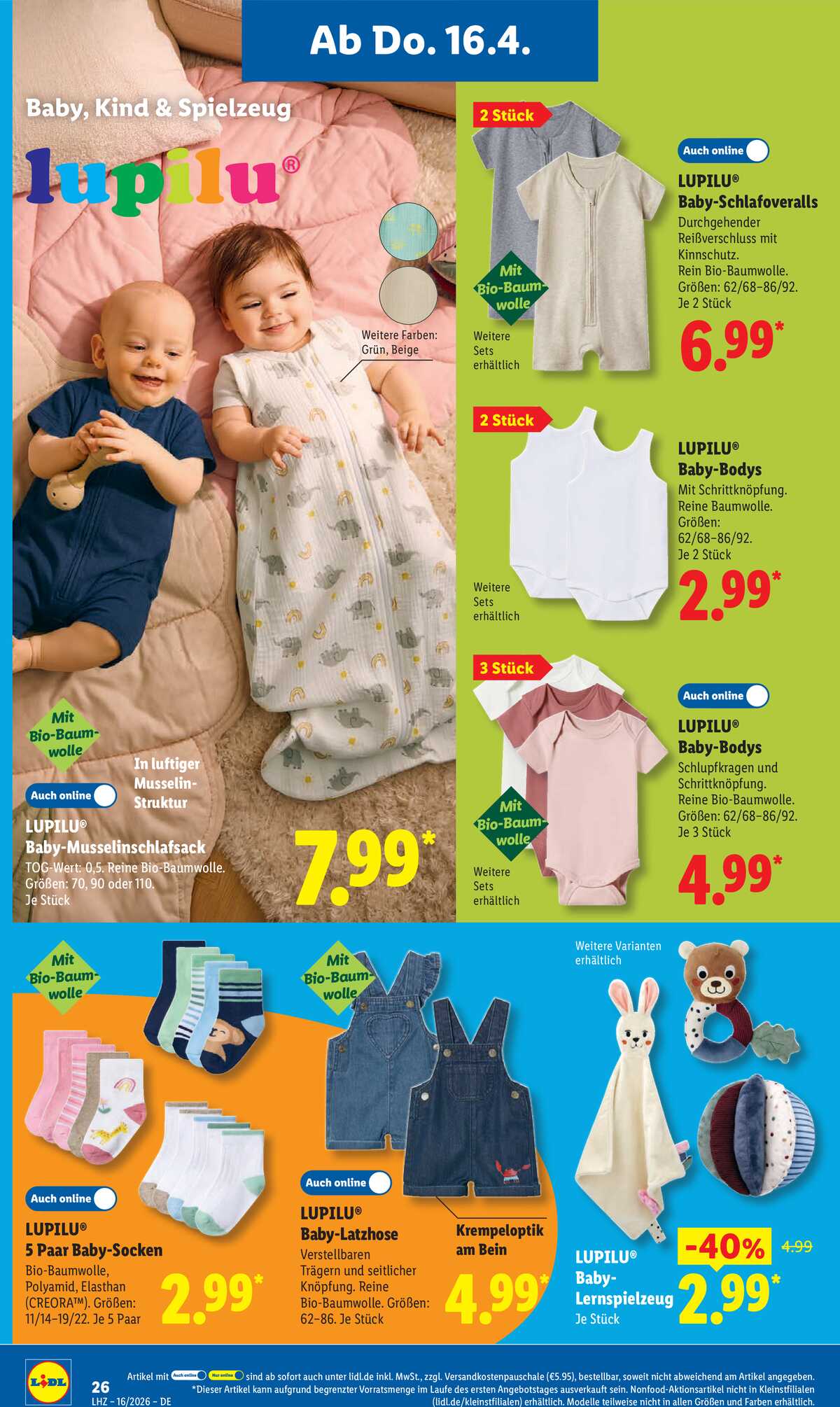 Leták Lidl Německo 13.4.-18.4.2026 strana 44