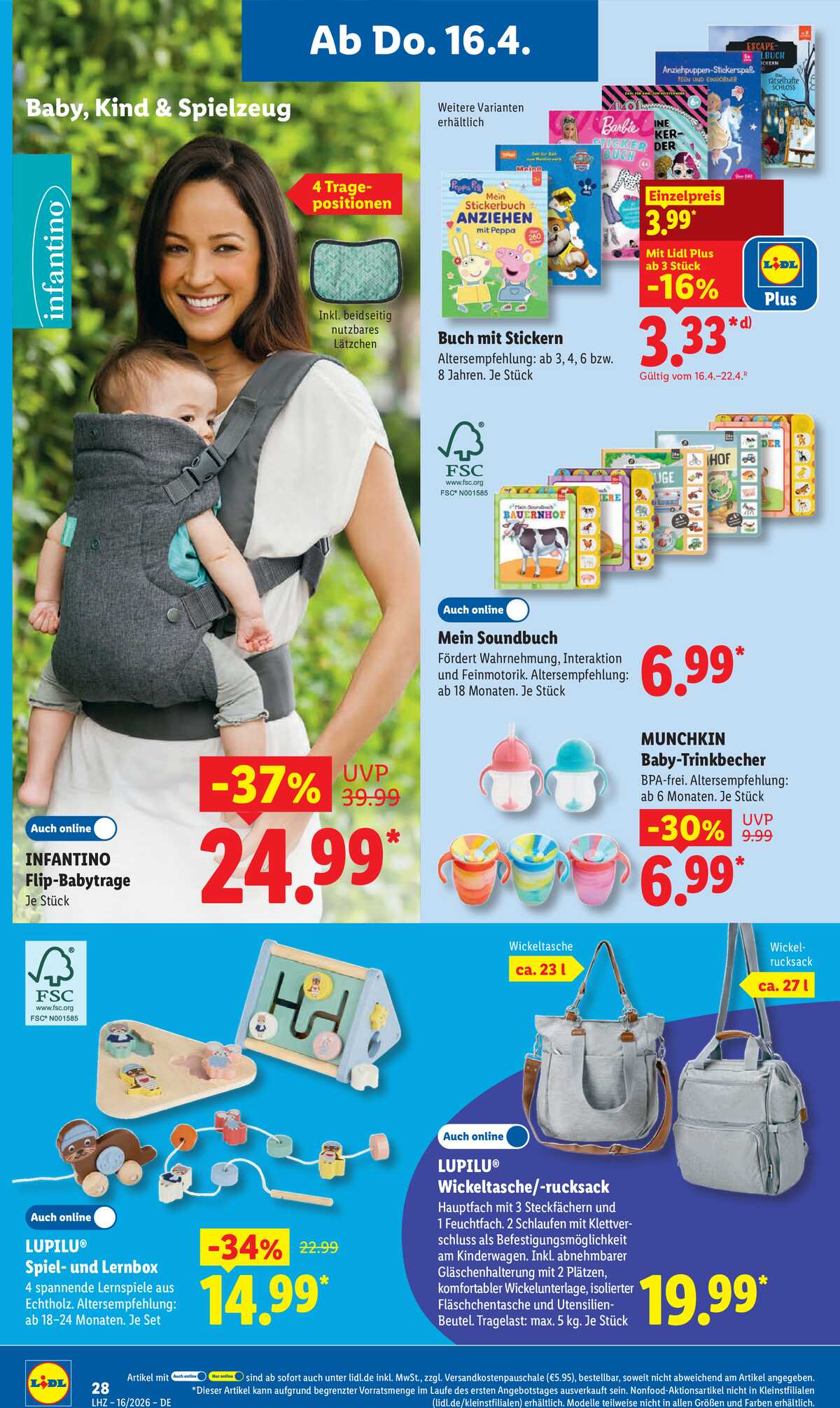 Leták Lidl Německo 13.4.-18.4.2026 strana 46