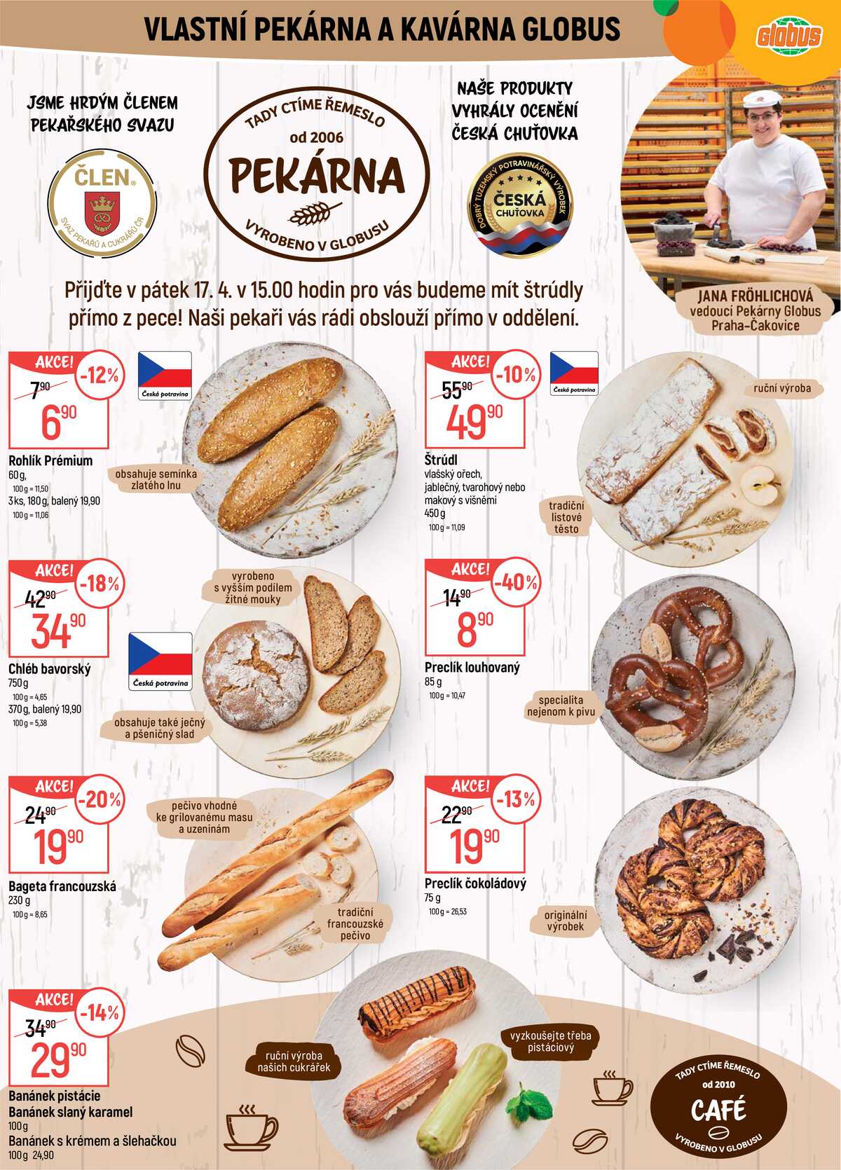 Akční leták Globus 15.4. - 21.4.2026 - Globus Praha - Čakovice strana 6