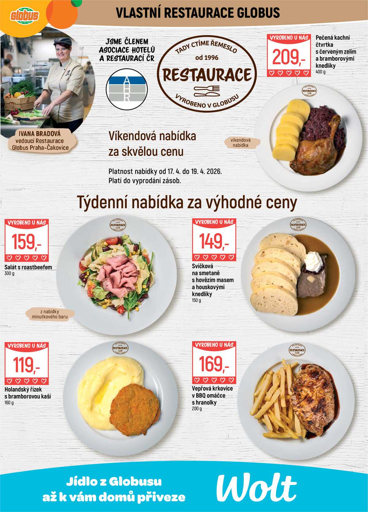 Akční leták Globus 15.4. - 21.4.2026 - Globus Praha - Čakovice strana 7