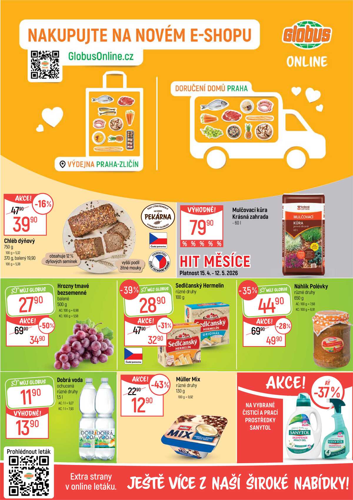 Akční leták Globus 15.4. - 21.4.2026 - Globus Praha - Zličín strana 2
