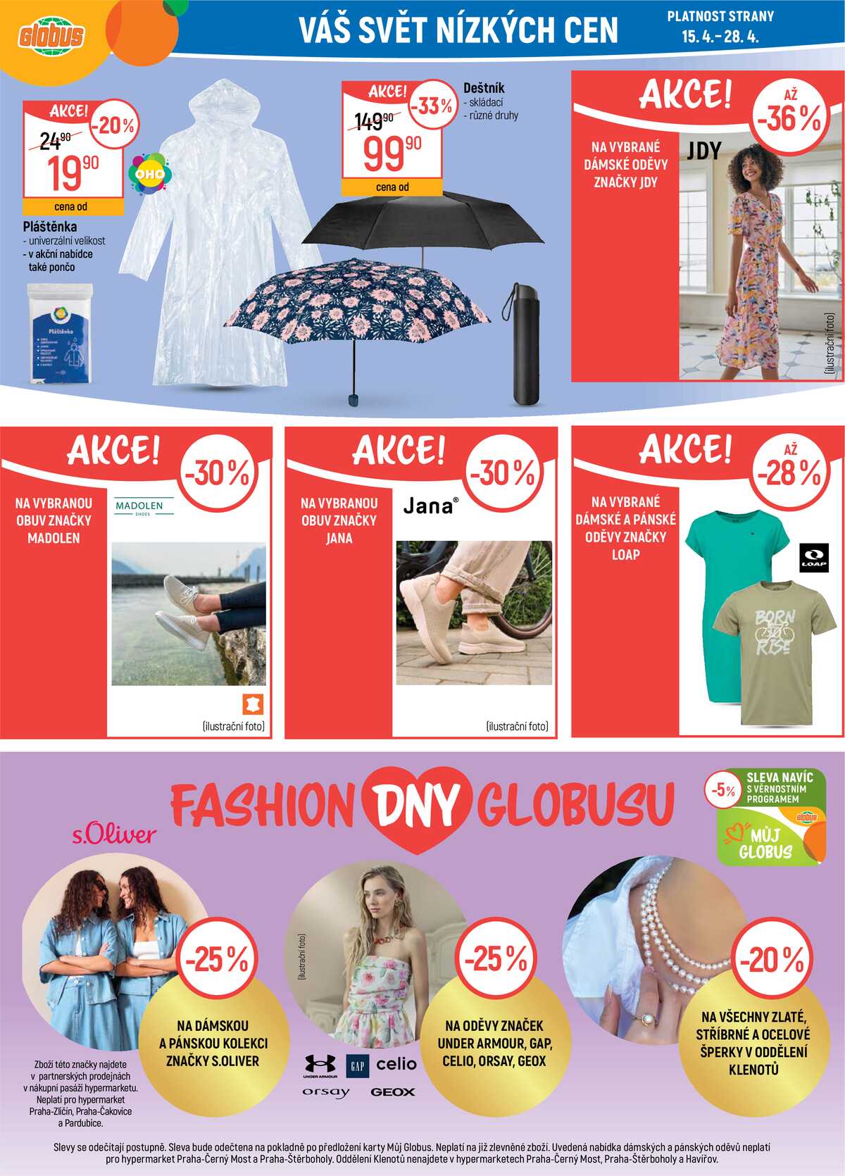 Akční leták Globus 15.4. - 21.4.2026 - Globus Praha - Zličín strana 22