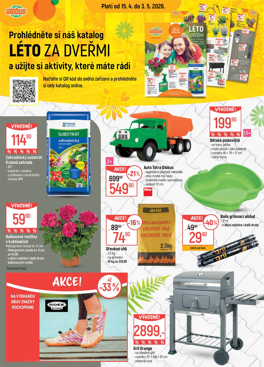 Akční leták Globus 15.4. - 21.4.2026 - Globus České Budějovice