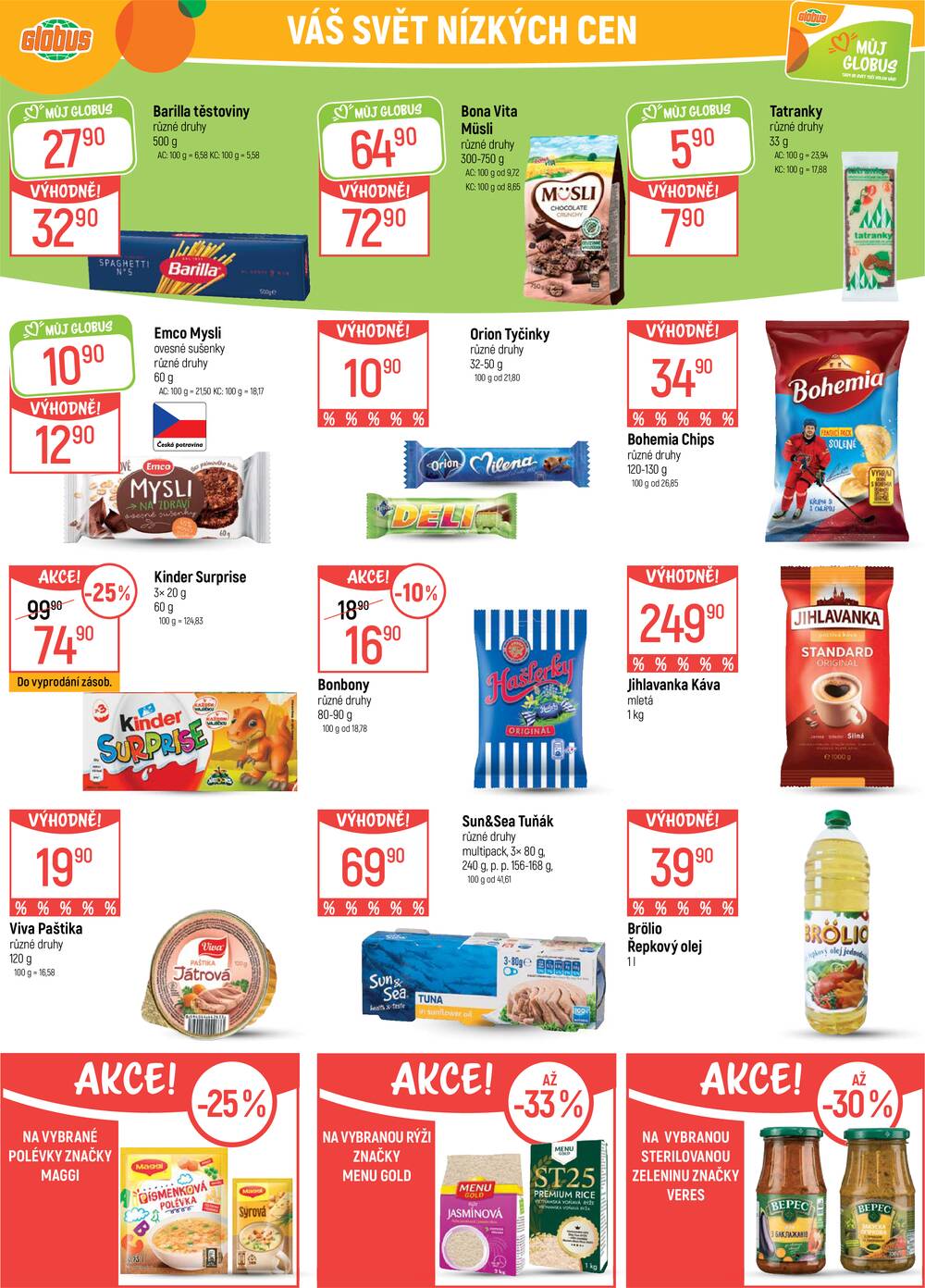 Akční leták Globus 15.4. - 21.4.2026 - Globus České Budějovice