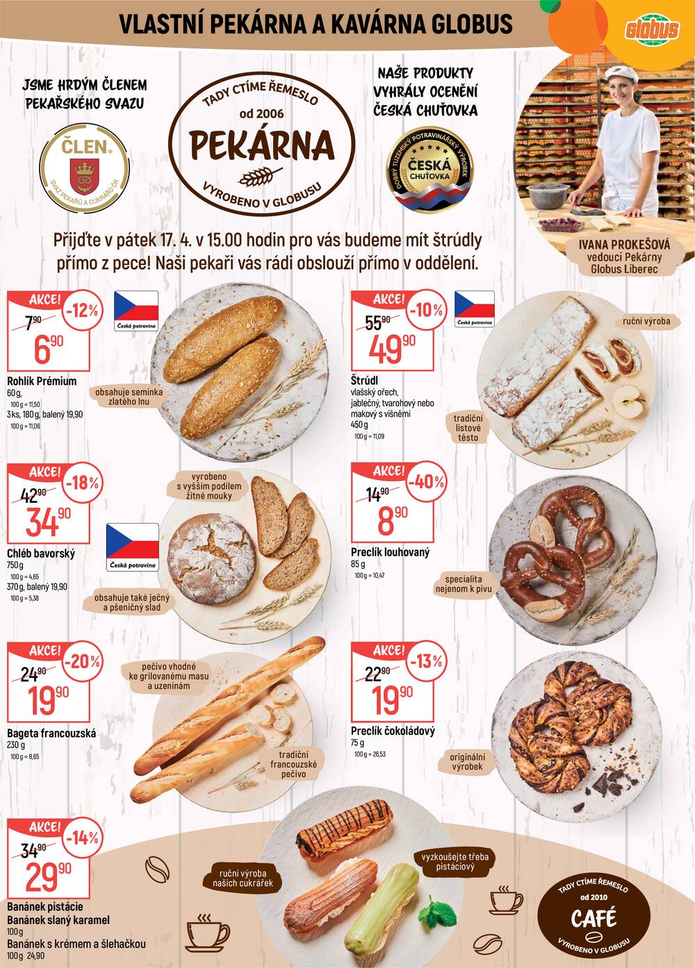 Akční leták Globus 15.4. - 21.4.2026 - Globus Liberec