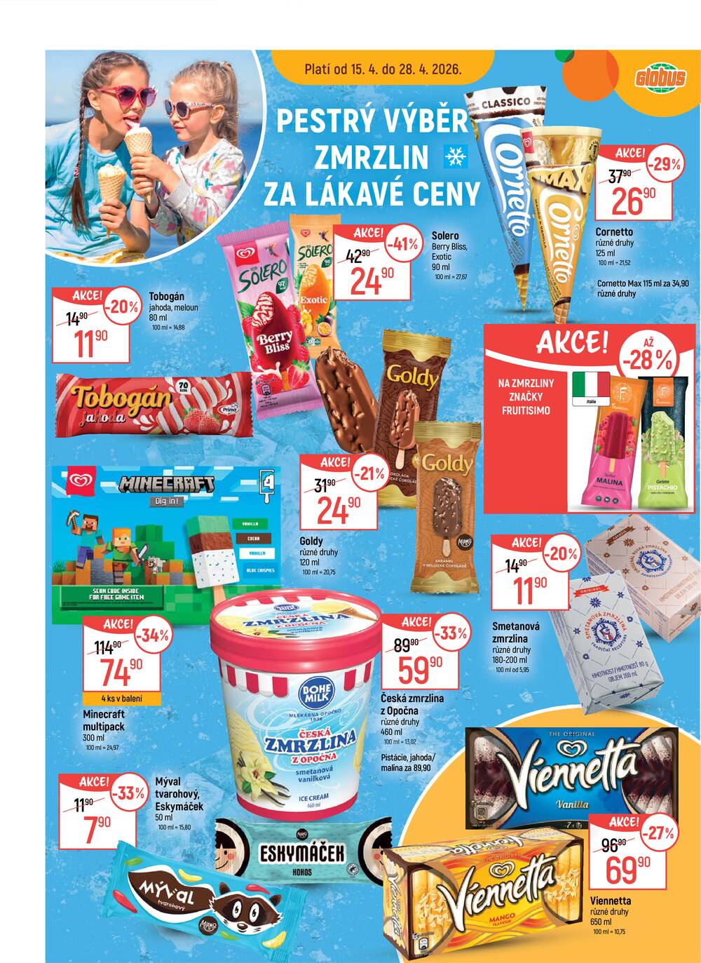Akční leták Globus 15.4. - 21.4.2026 - Globus Olomouc