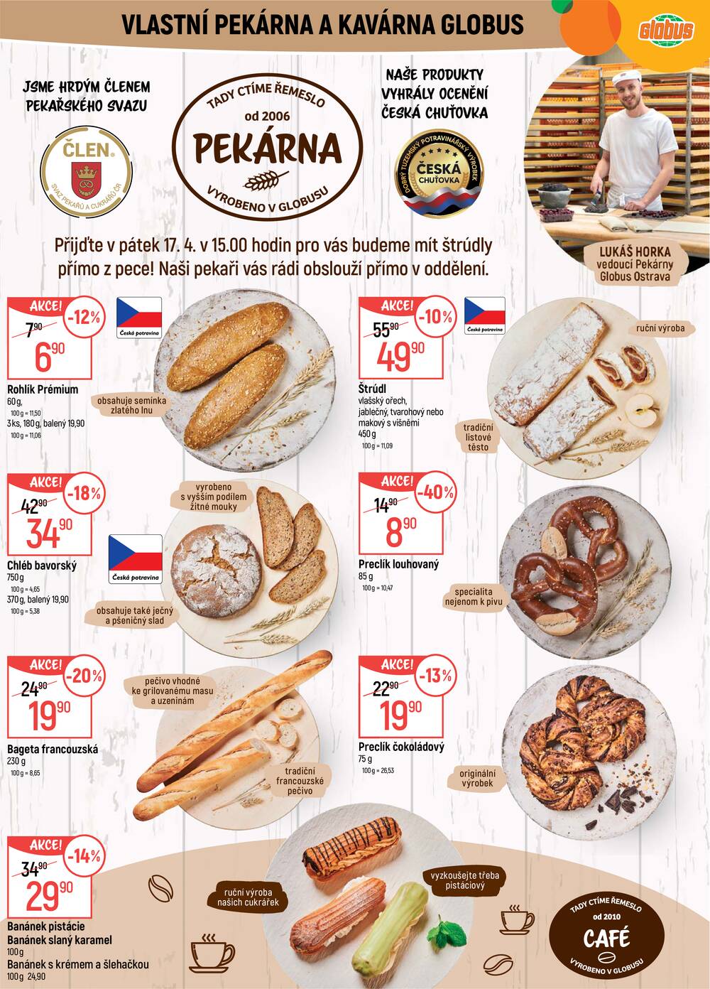 Akční leták Globus 15.4. - 21.4.2026 - Globus Ostrava