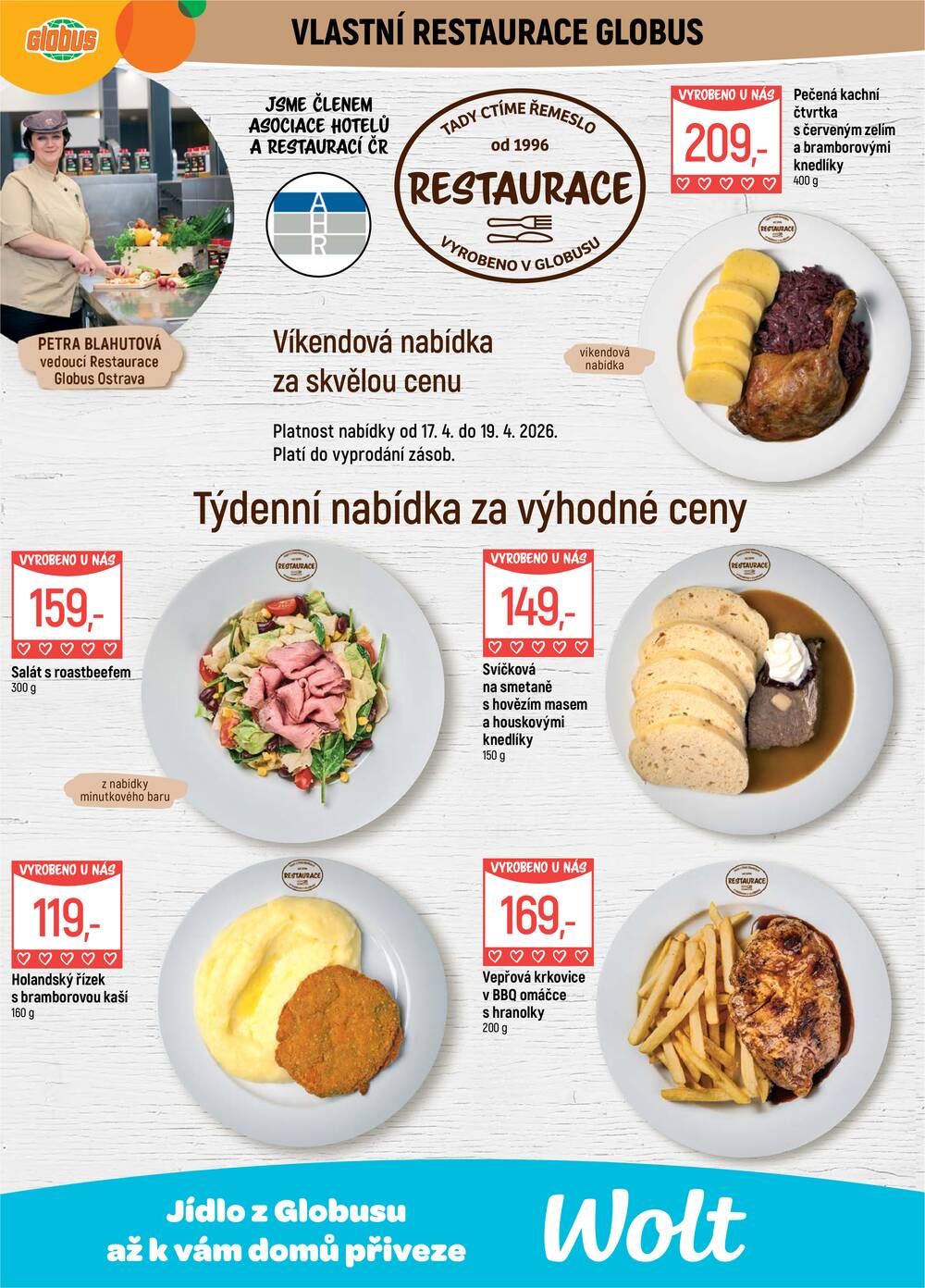 Akční leták Globus 15.4. - 21.4.2026 - Globus Ostrava