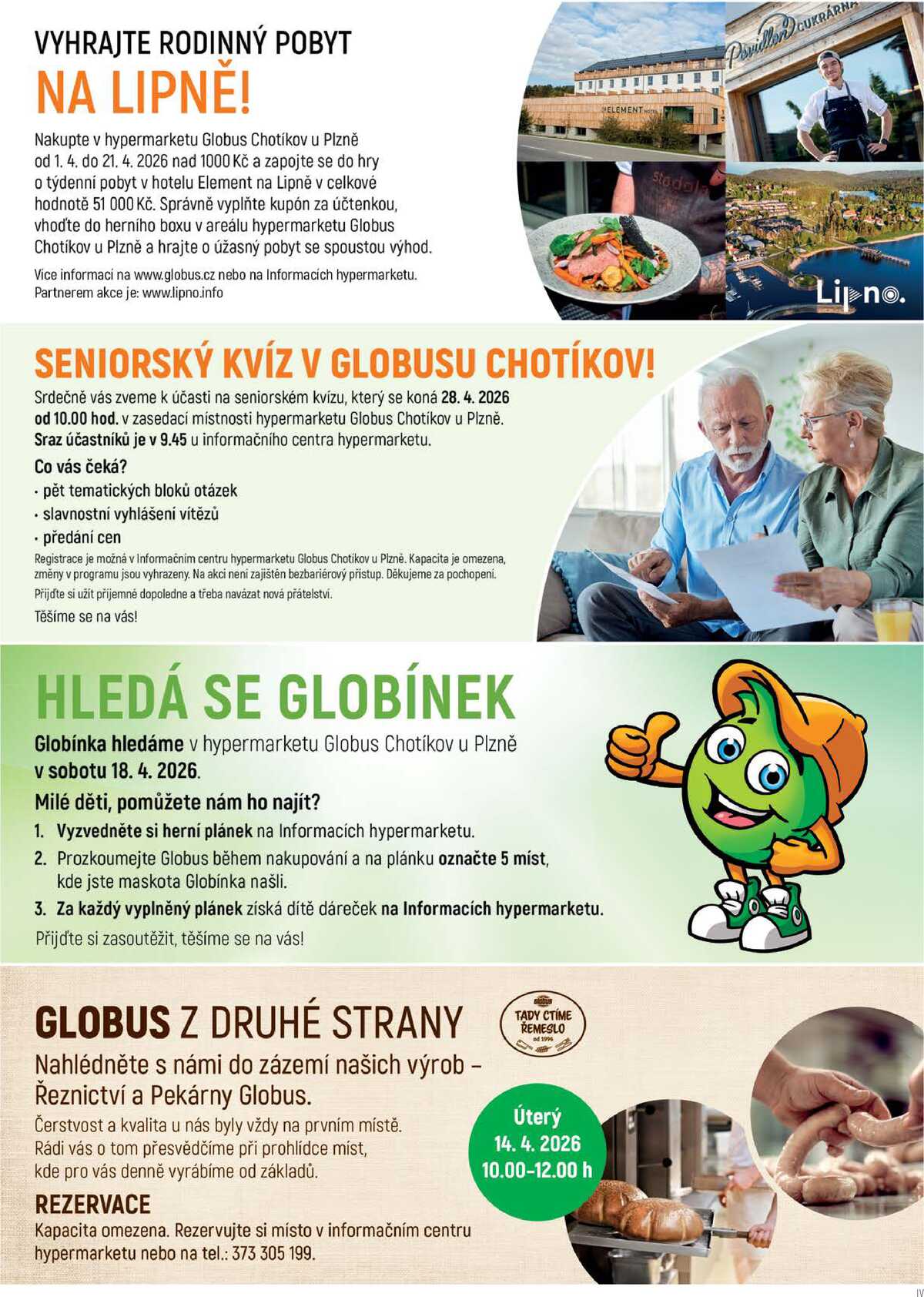 Akční leták Globus 15.4. - 21.4.2026 - Globus Chotíkov u Plzně strana 6