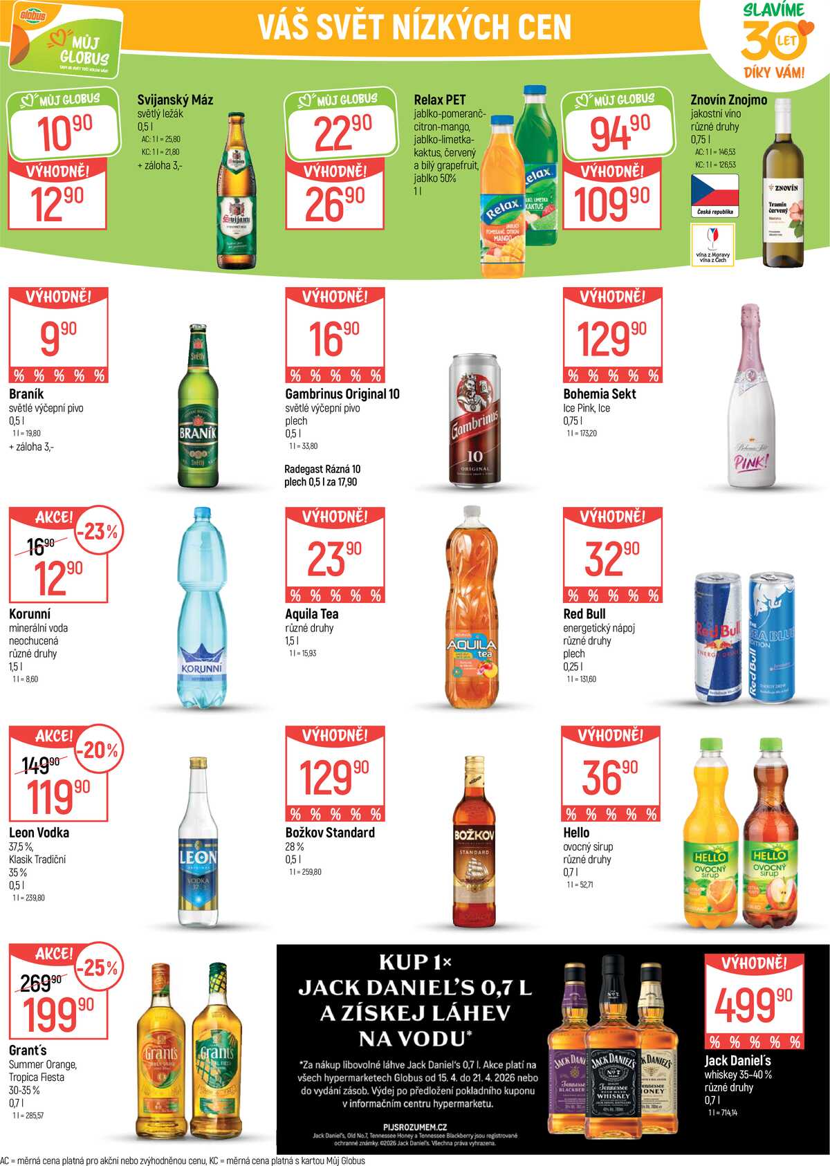 Akční leták Globus 15.4. - 21.4.2026 - Globus Trmice u Ústí nad Labem strana 19