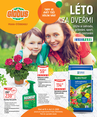 Akční leták Globus 15.4. - 3.5.2026 - Globus Praha - Štěrboholy