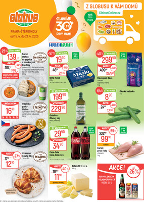 Akční leták Globus 15.4. - 21.4.2026 - Globus Praha - Štěrboholy