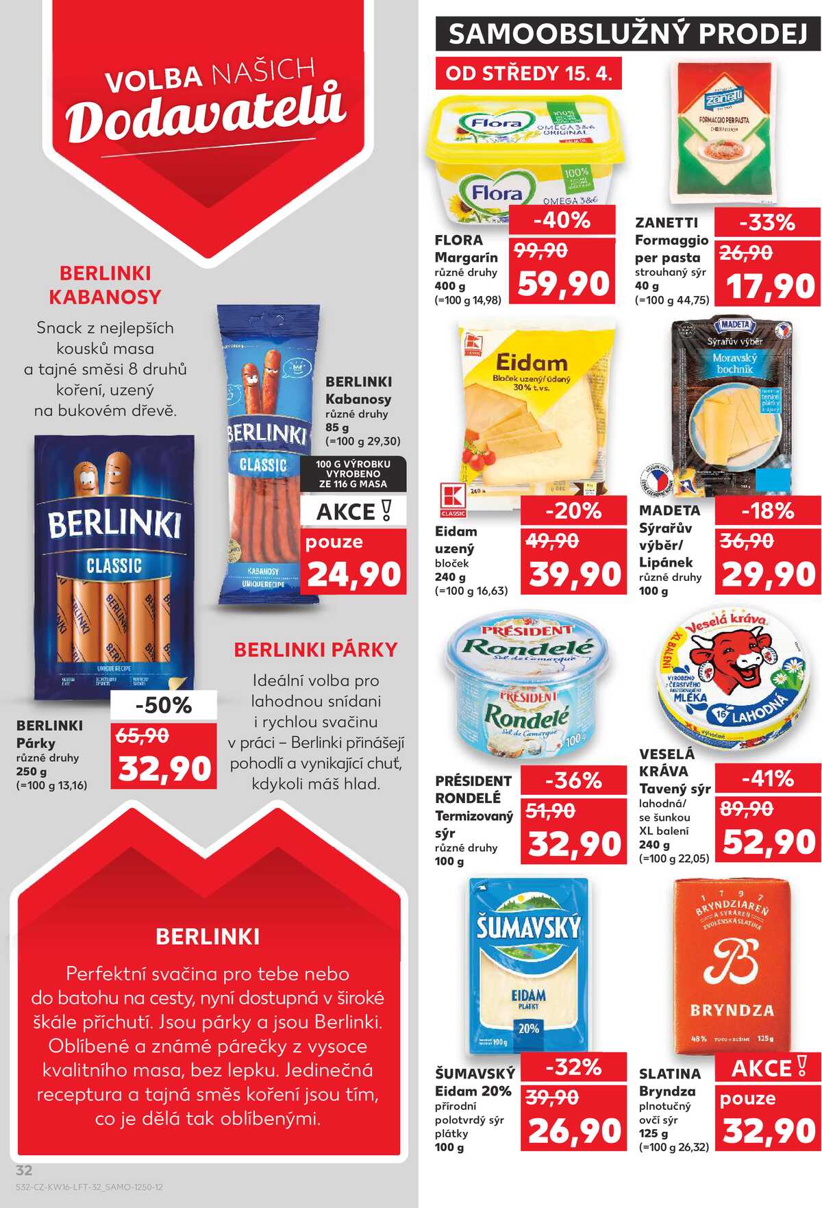 Kaufland 15.4. - 21.4. - Kaufland - Česká Třebová strana 32
