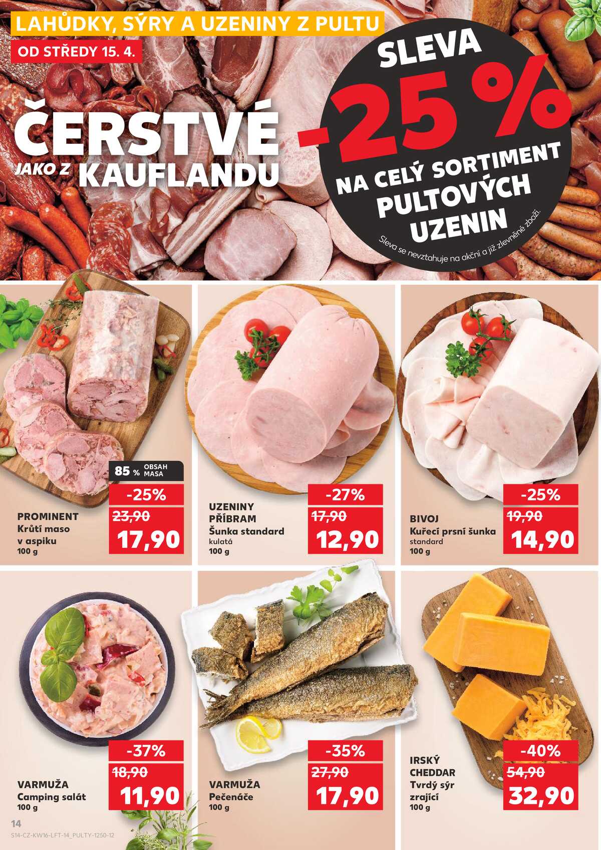 Kaufland 15.4. - 21.4. - Kaufland - Dvůr Králové strana 14