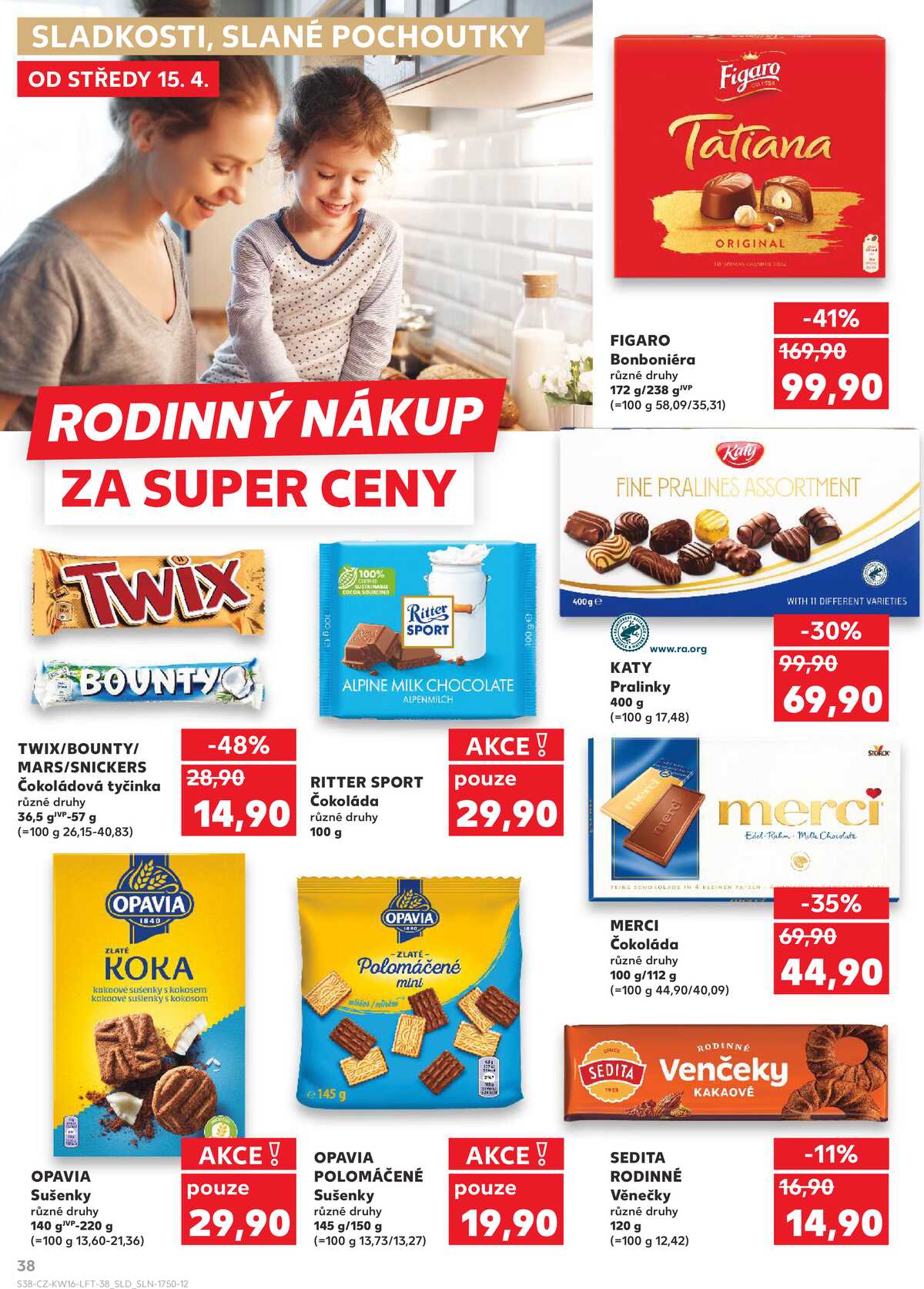 Kaufland 15.4. - 21.4. - Kaufland - Lanškroun strana 38