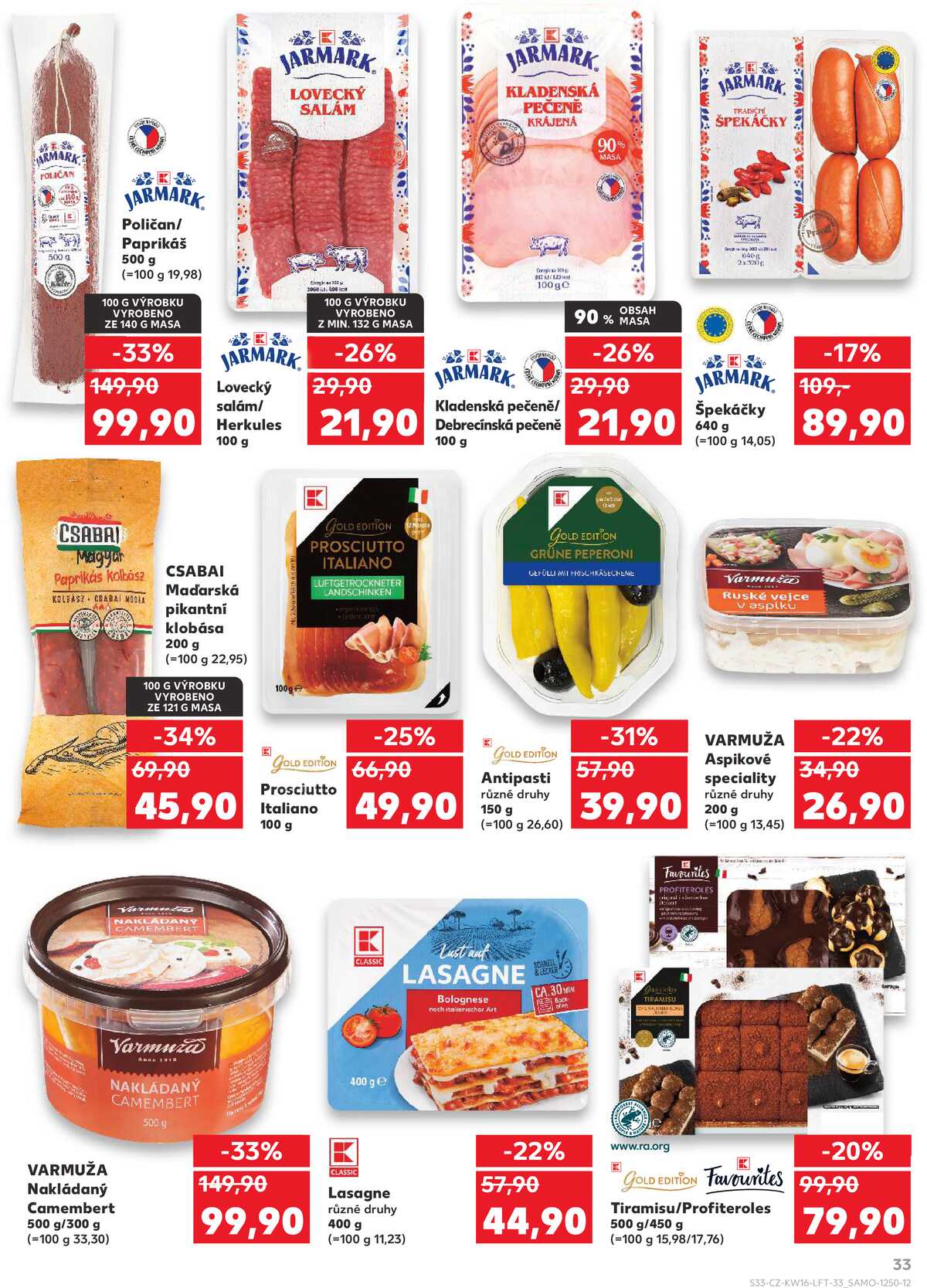 Kaufland 15.4. - 21.4. - Kaufland - Brno - Slatina strana 33