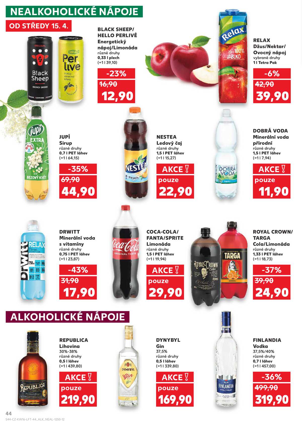 Kaufland 15.4. - 21.4. - Kaufland - Karlovy Vary strana 44