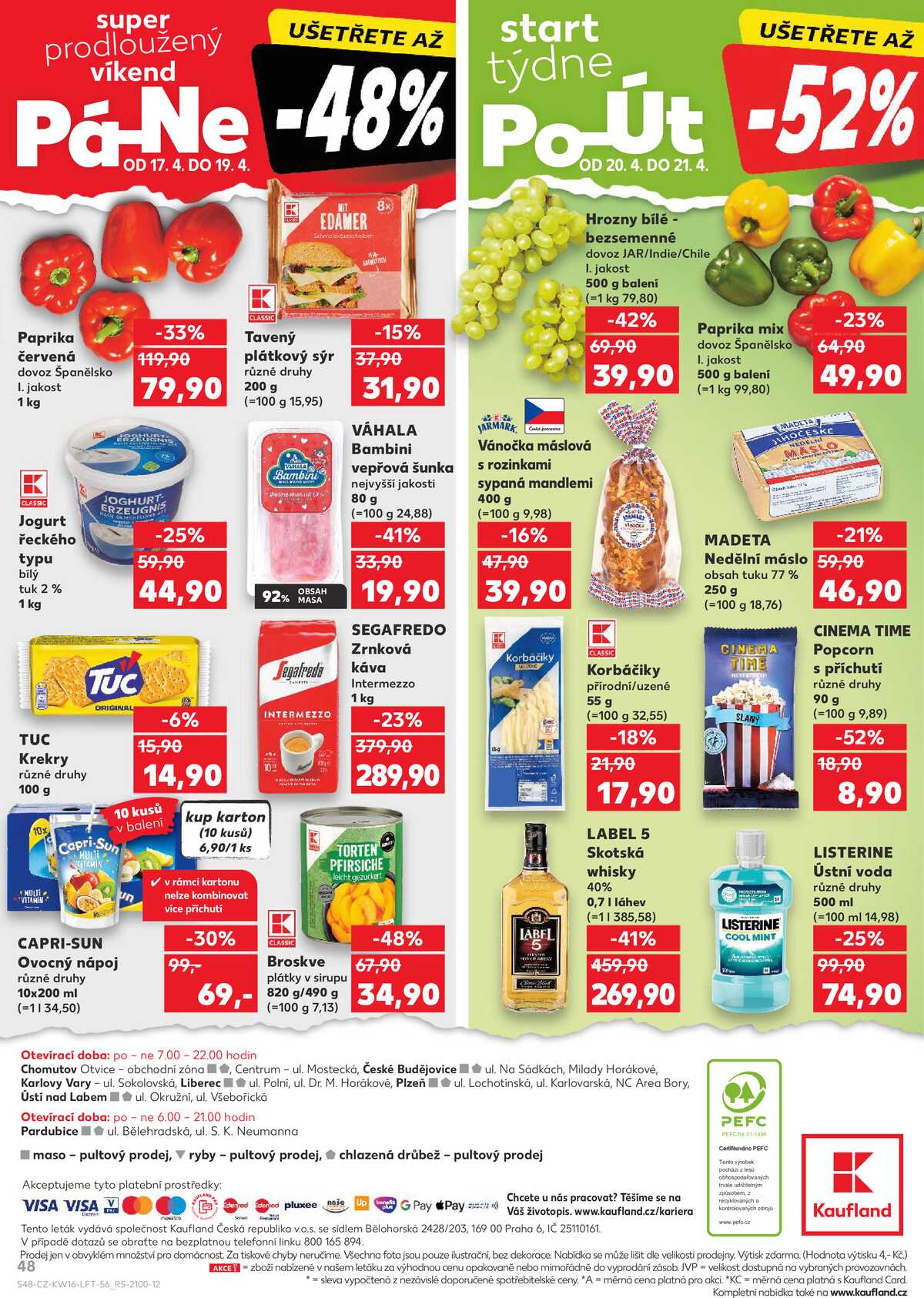Kaufland 15.4. - 21.4. - Kaufland - Plzeň - Košutka strana 48