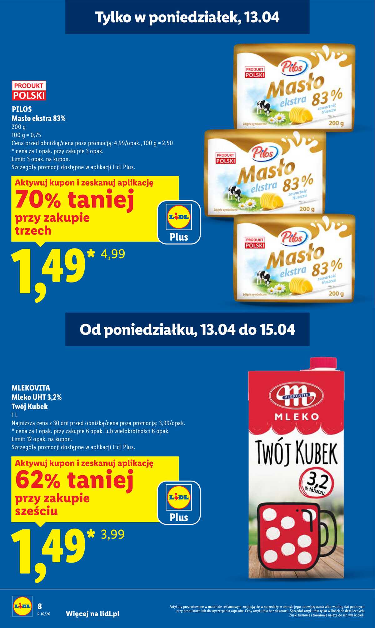 Leták Lidl Polsko 13.4.-15.4.2026 - Zpravodaj platný od 13.04 do 15.04 strana 8