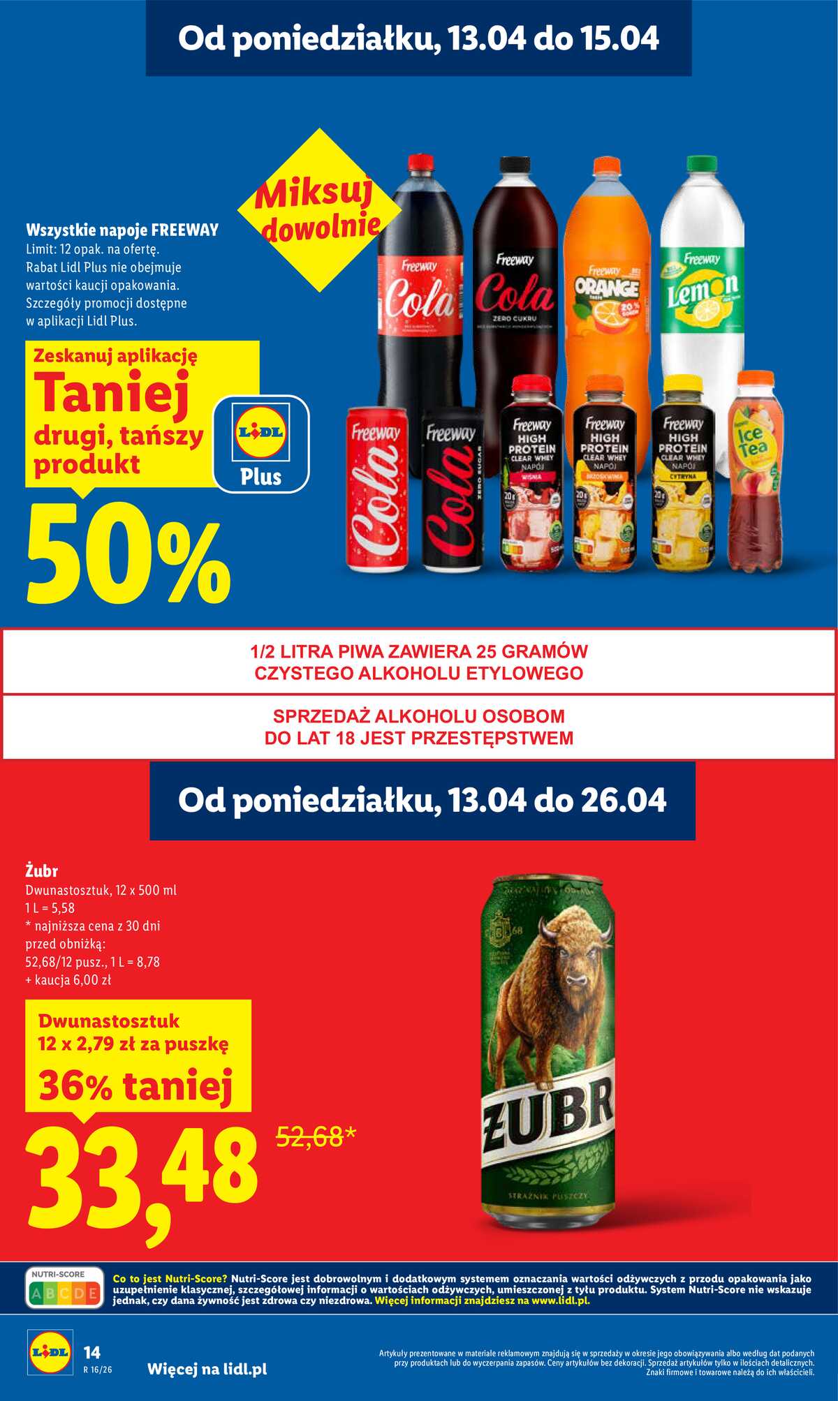 Leták Lidl Polsko 13.4.-15.4.2026 - Zpravodaj platný od 13.04 do 15.04 strana 14