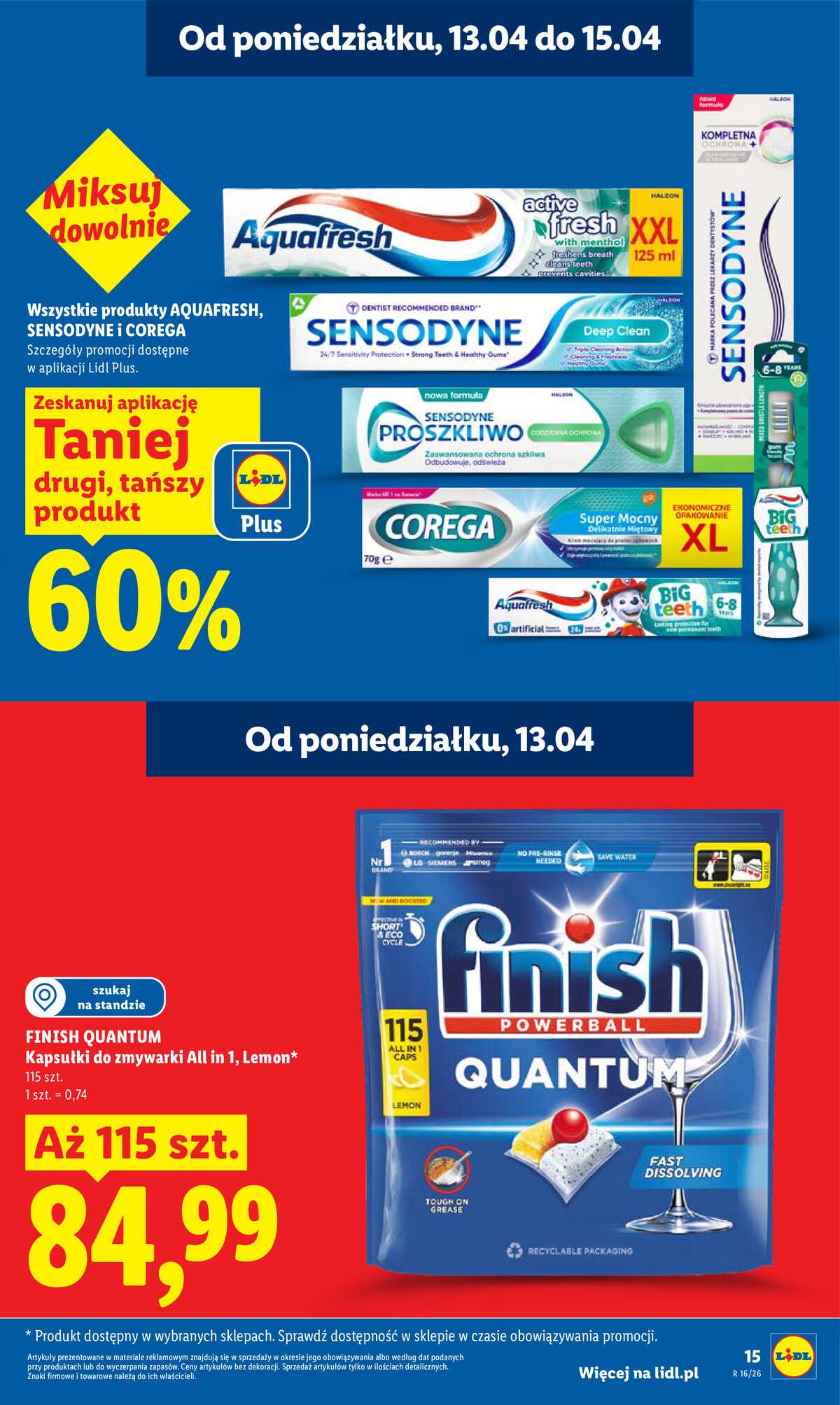 Leták Lidl Polsko 13.4.-15.4.2026 - Zpravodaj platný od 13.04 do 15.04 strana 15