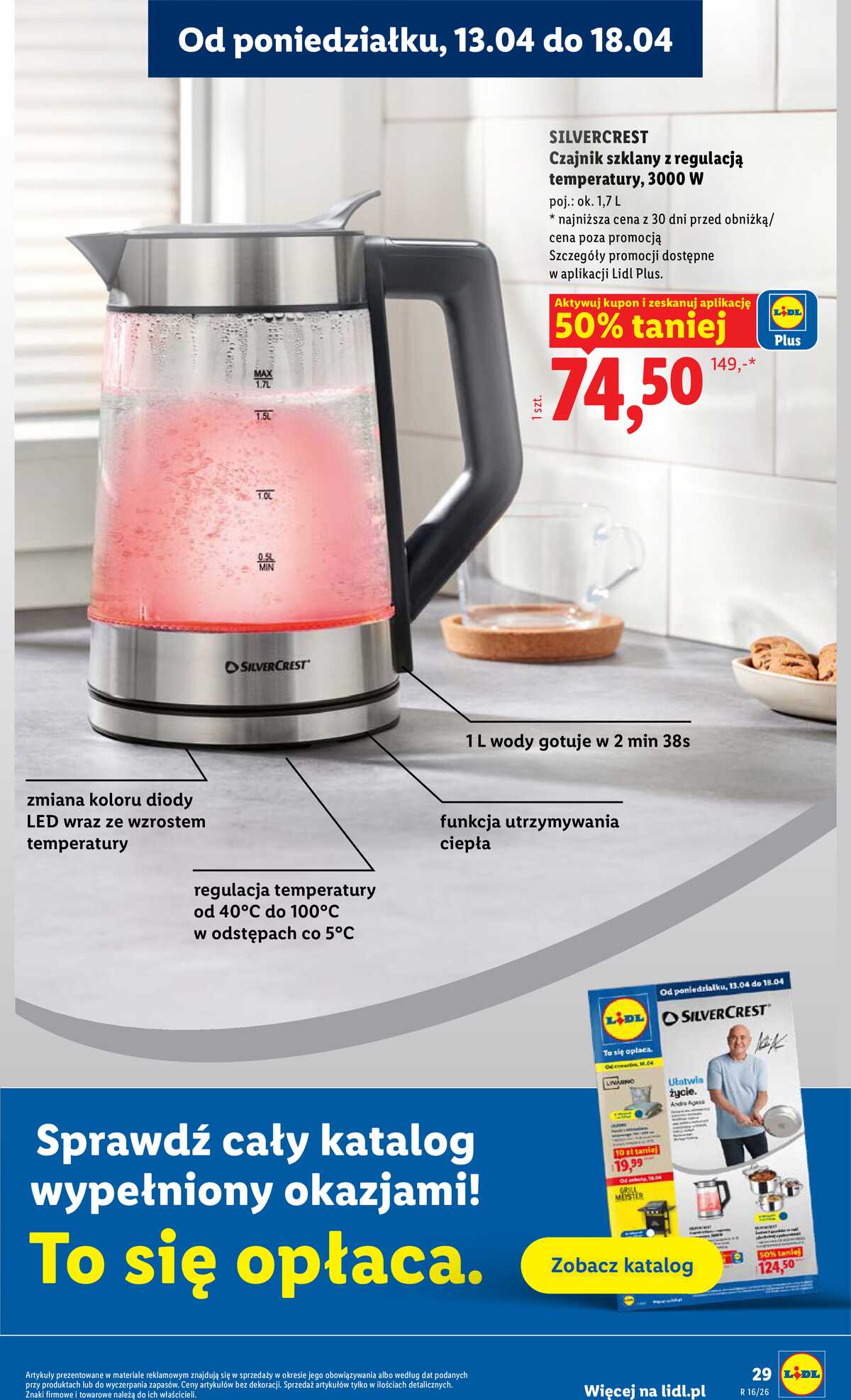 Leták Lidl Polsko 13.4.-15.4.2026 - Zpravodaj platný od 13.04 do 15.04 strana 29