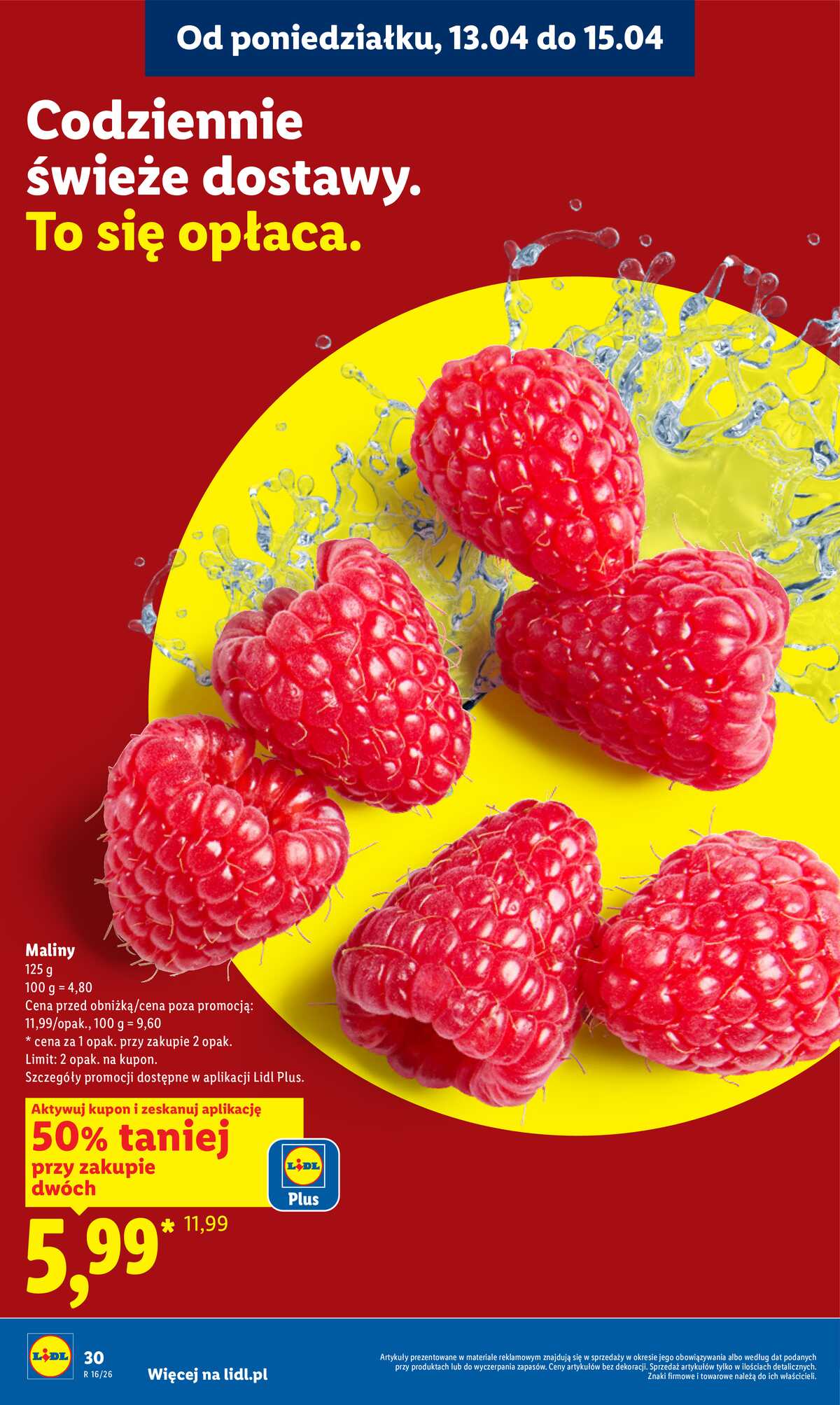 Leták Lidl Polsko 13.4.-15.4.2026 - Zpravodaj platný od 13.04 do 15.04 strana 30