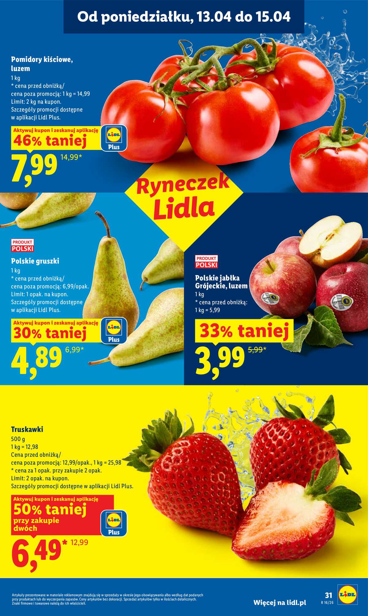 Leták Lidl Polsko 13.4.-15.4.2026 - Zpravodaj platný od 13.04 do 15.04 strana 31