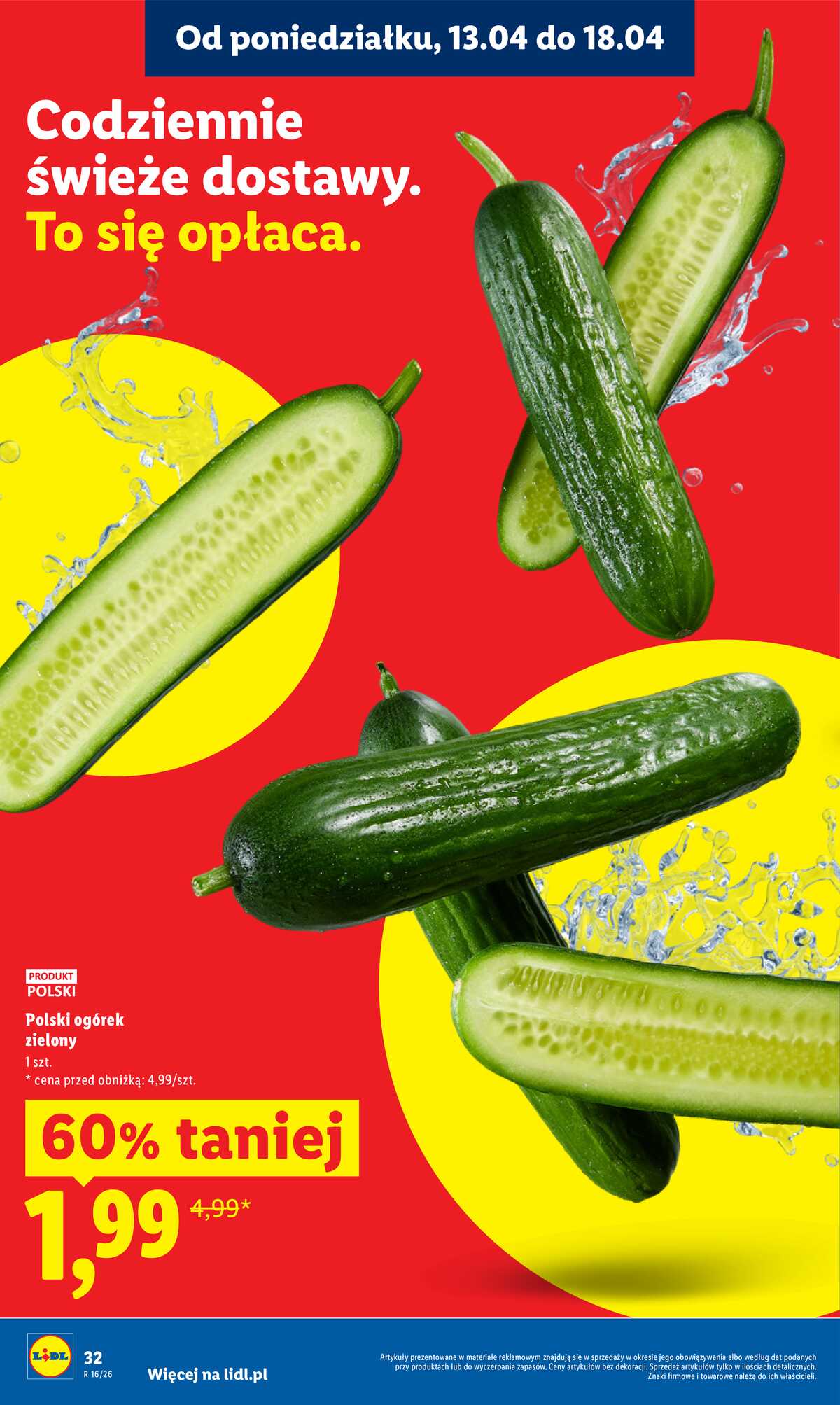 Leták Lidl Polsko 13.4.-15.4.2026 - Zpravodaj platný od 13.04 do 15.04 strana 32