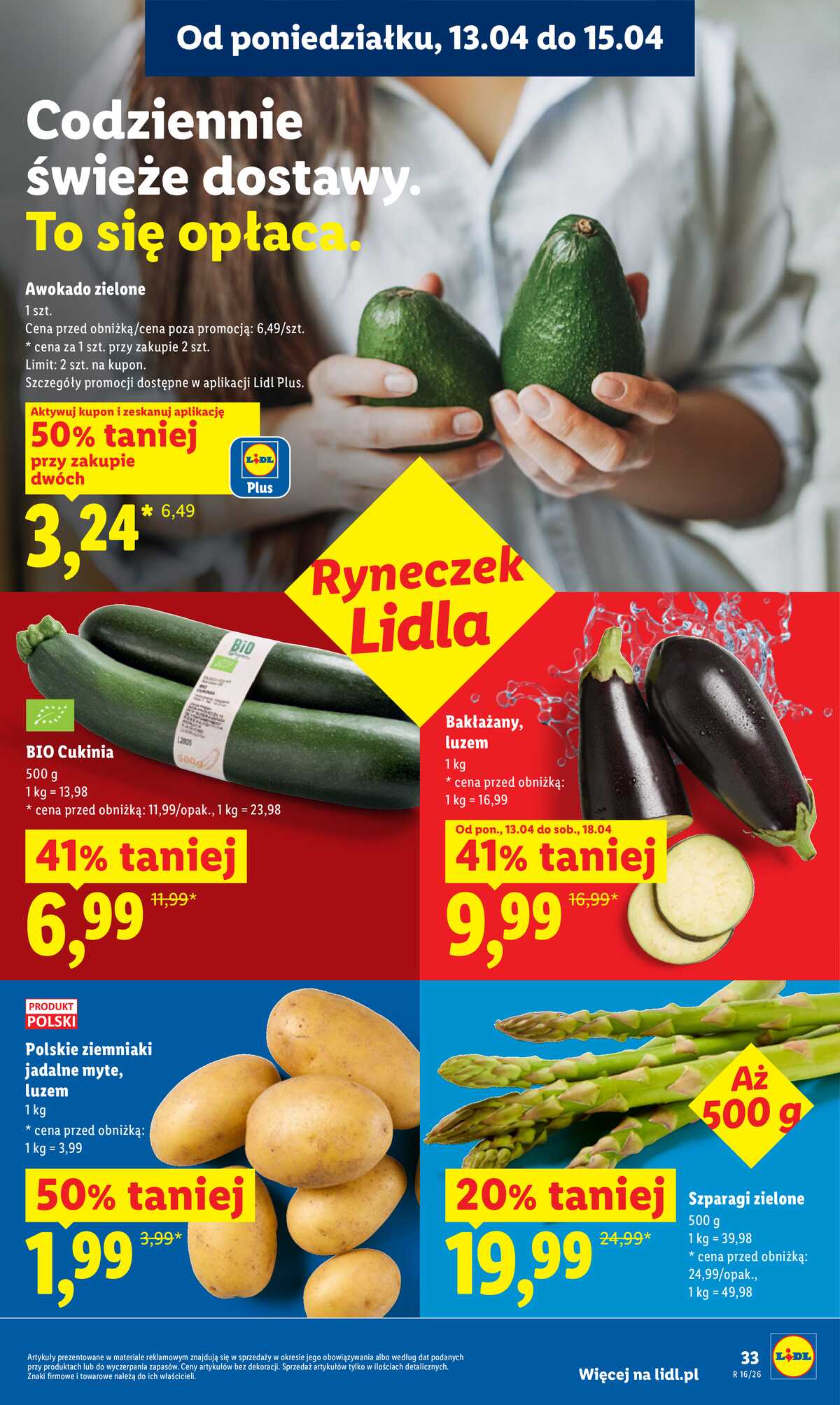 Leták Lidl Polsko 13.4.-15.4.2026 - Zpravodaj platný od 13.04 do 15.04 strana 33