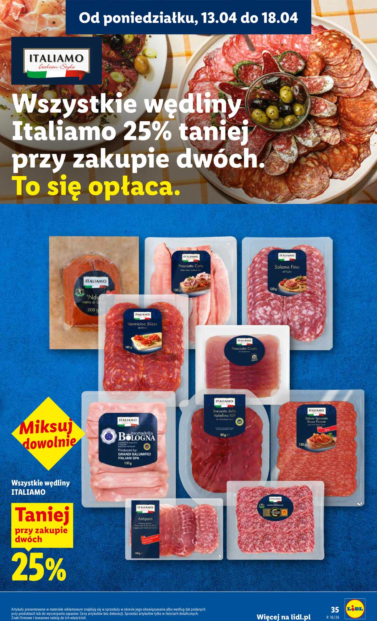 Leták Lidl Polsko 13.4.-15.4.2026 - Zpravodaj platný od 13.04 do 15.04 strana 35
