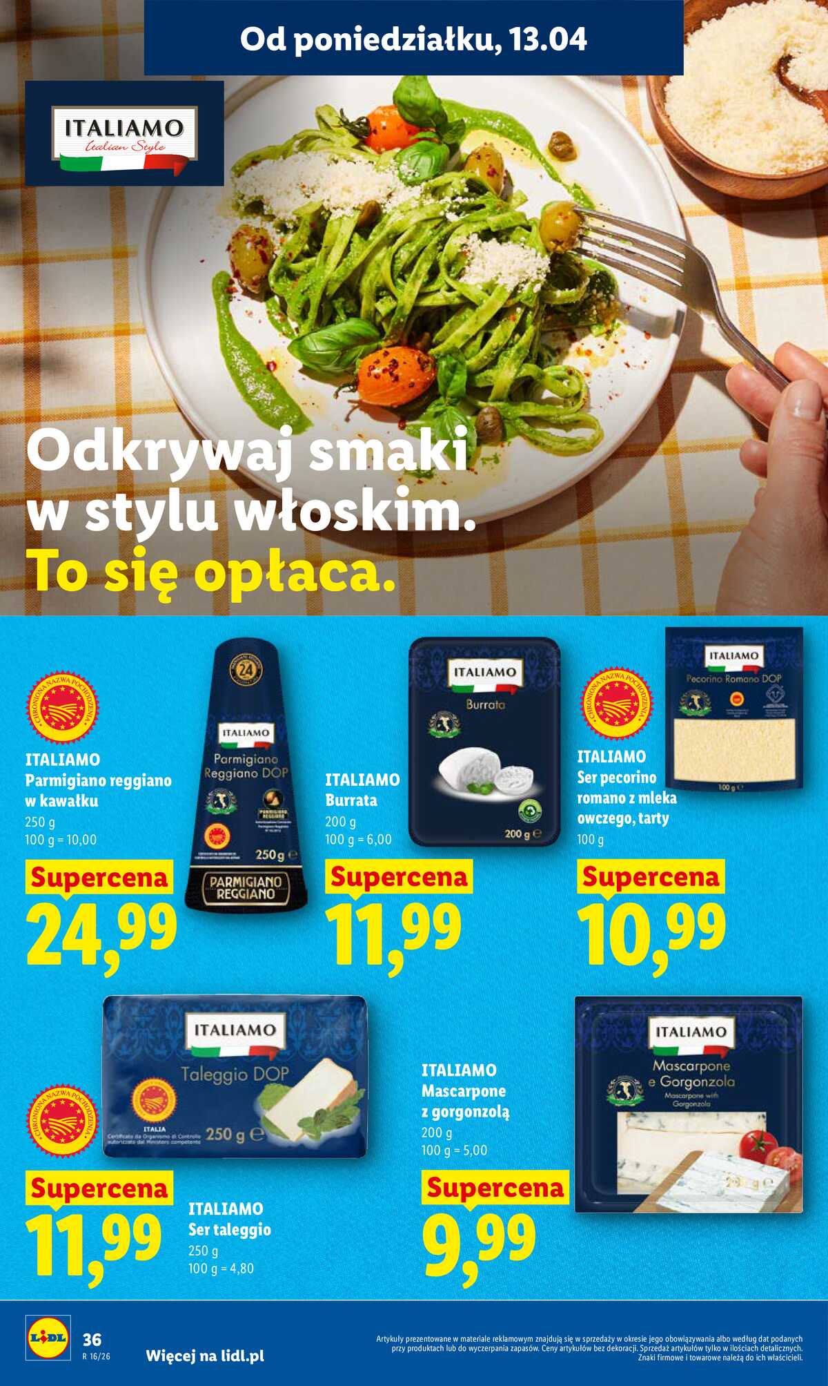 Leták Lidl Polsko 13.4.-15.4.2026 - Zpravodaj platný od 13.04 do 15.04 strana 36