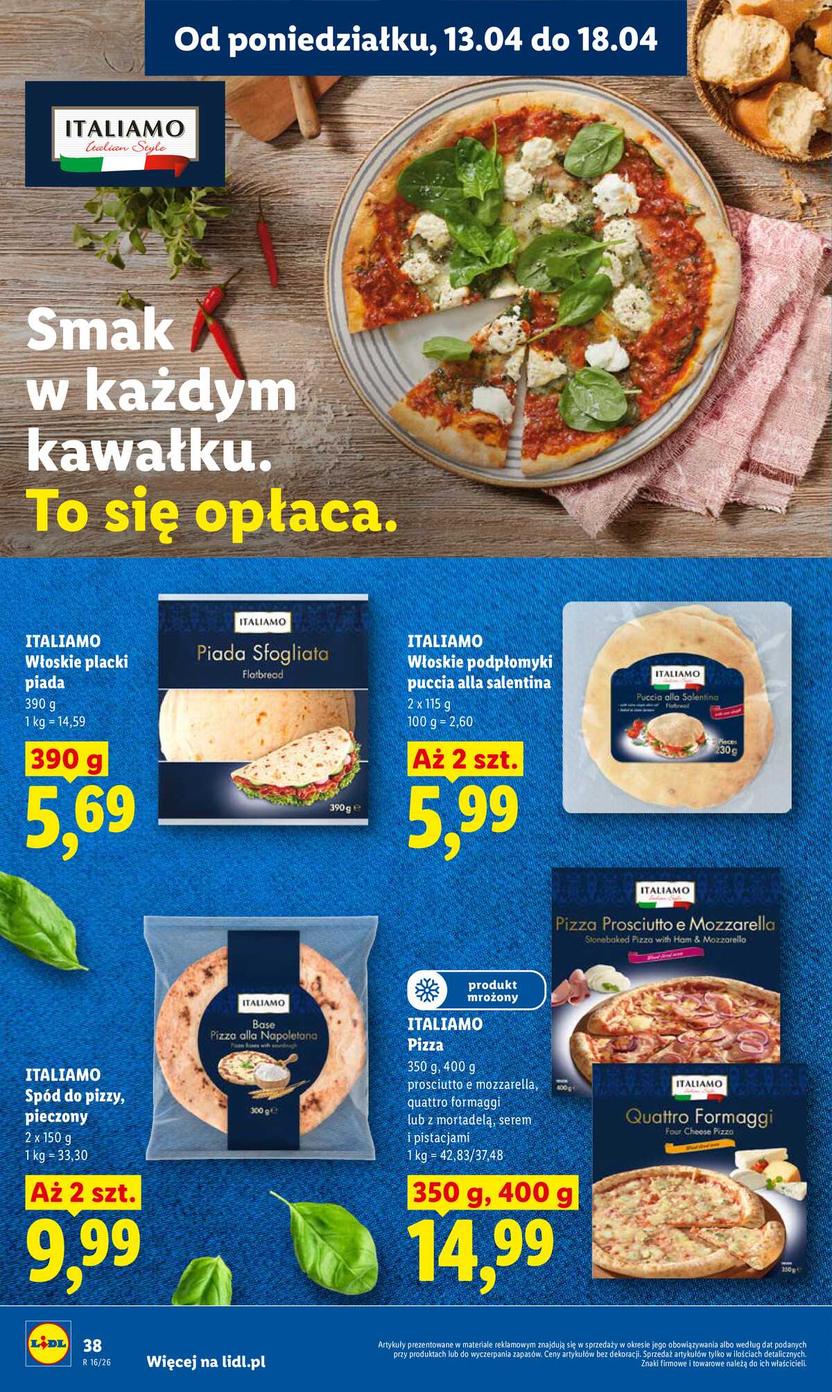 Leták Lidl Polsko 13.4.-15.4.2026 - Zpravodaj platný od 13.04 do 15.04 strana 38