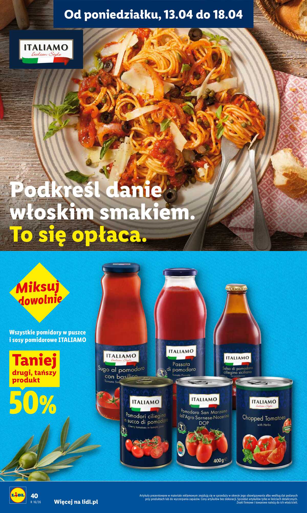 Leták Lidl Polsko 13.4.-15.4.2026 - Zpravodaj platný od 13.04 do 15.04 strana 40