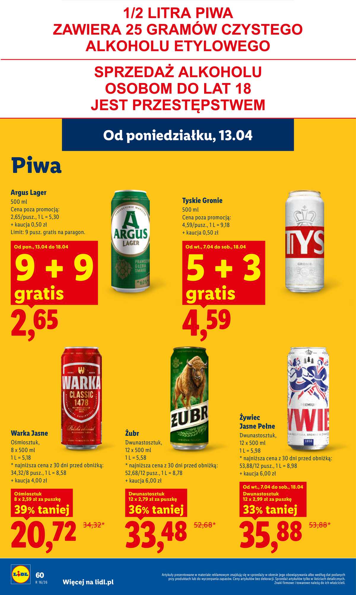 Leták Lidl Polsko 13.4.-15.4.2026 - Zpravodaj platný od 13.04 do 15.04 strana 66