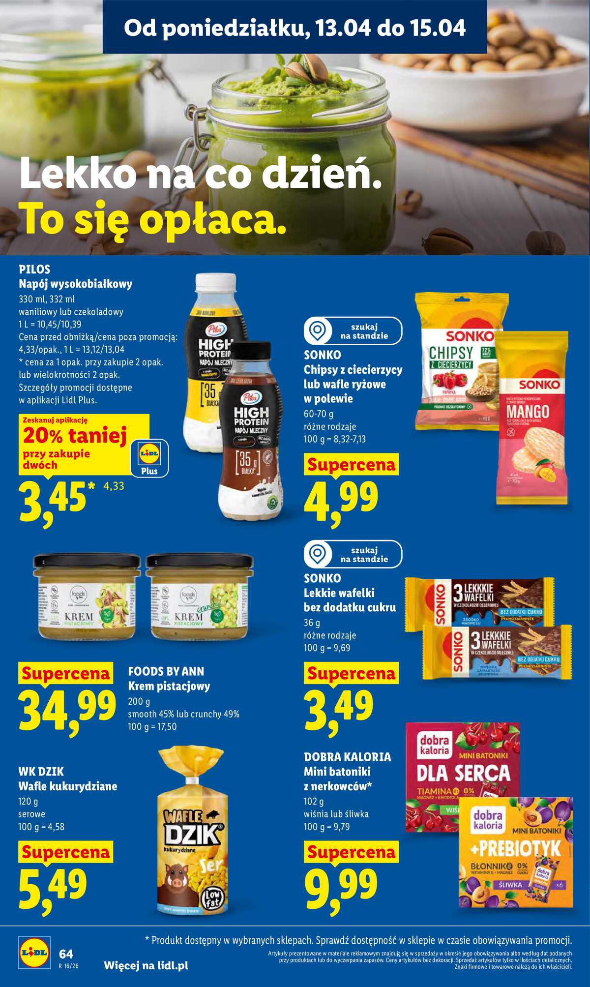 Leták Lidl Polsko 13.4.-15.4.2026 - Zpravodaj platný od 13.04 do 15.04 strana 70