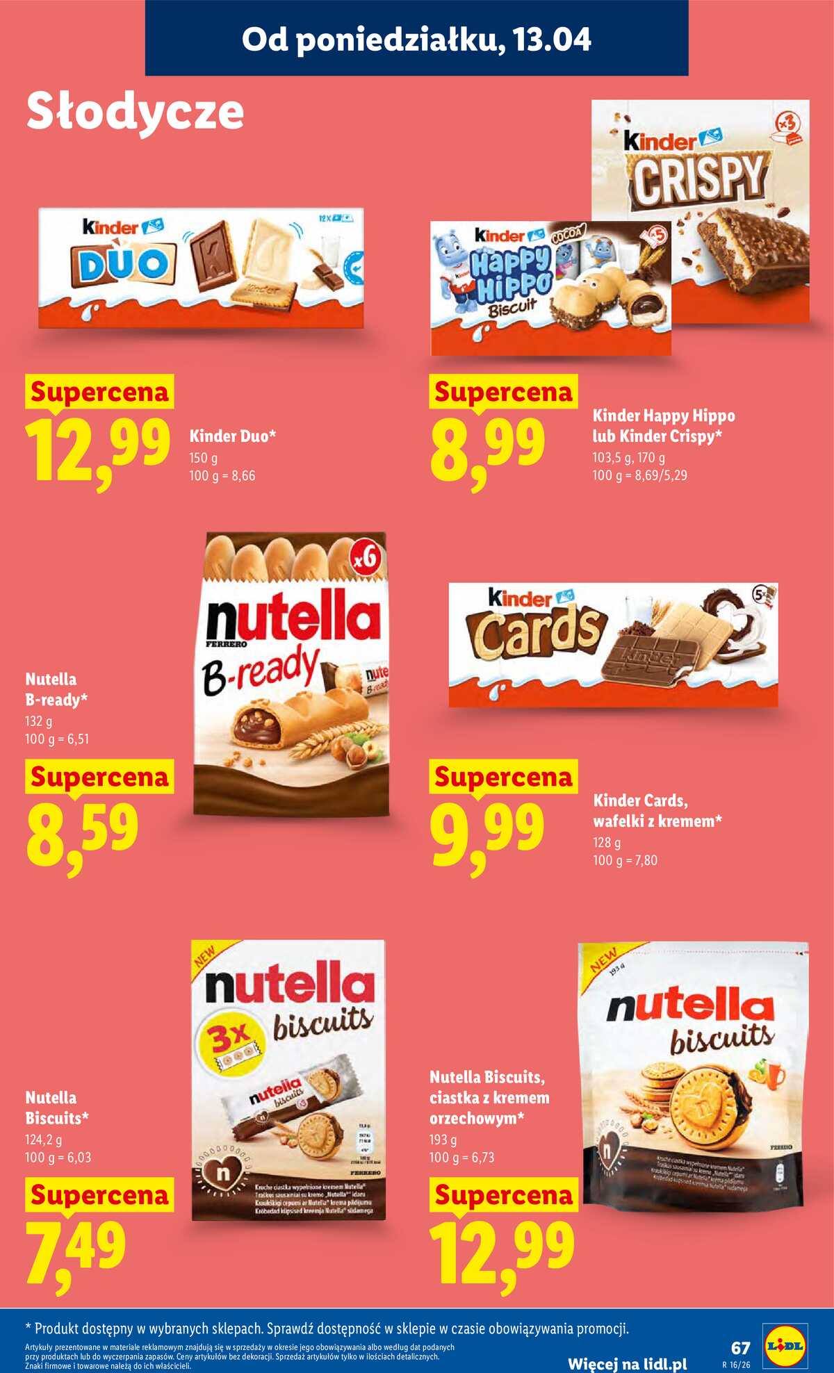 Leták Lidl Polsko 13.4.-15.4.2026 - Zpravodaj platný od 13.04 do 15.04 strana 73