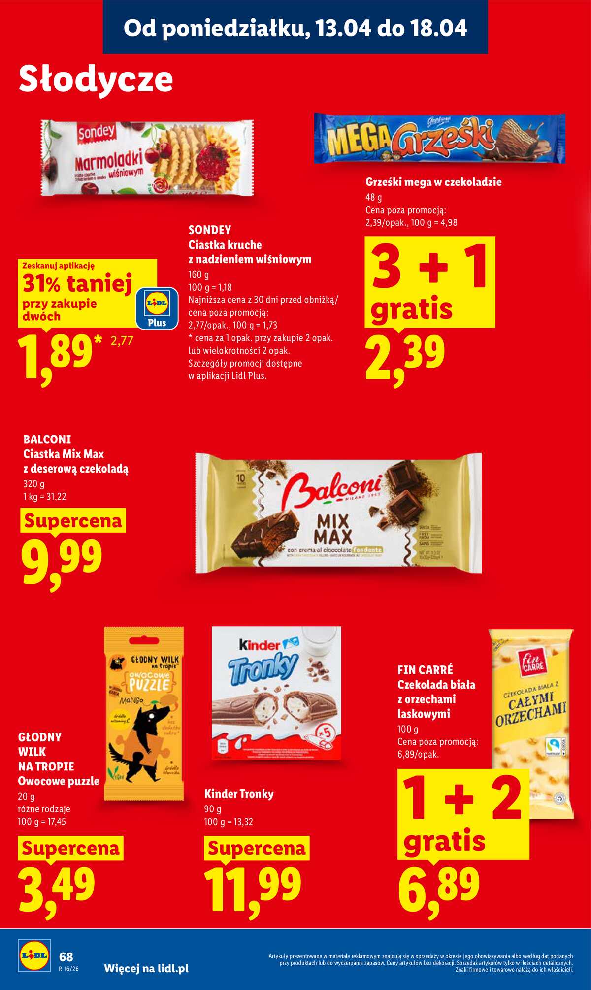 Leták Lidl Polsko 13.4.-15.4.2026 - Zpravodaj platný od 13.04 do 15.04 strana 74