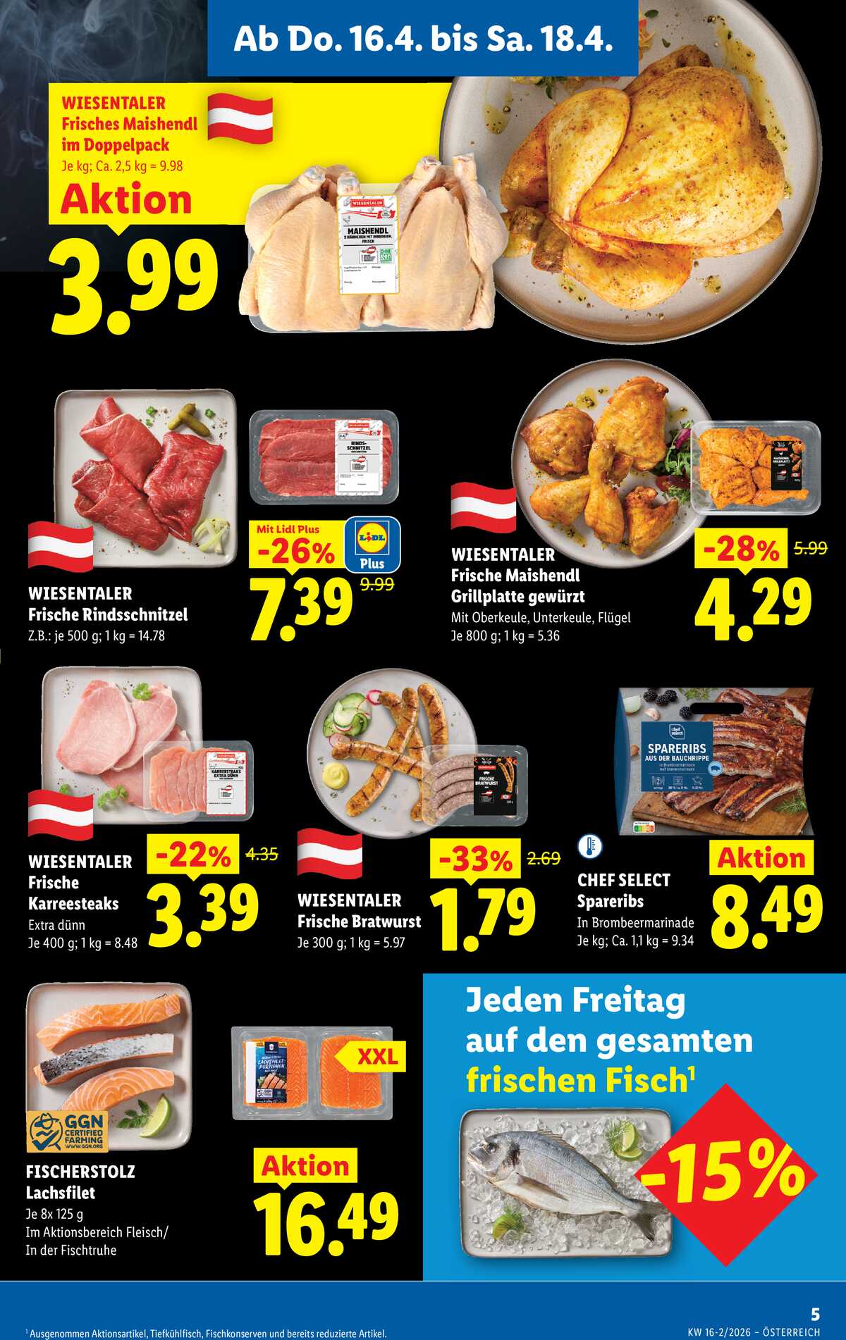 Leták Lidl Rakousko 16.4.-22.4.2026 strana 7