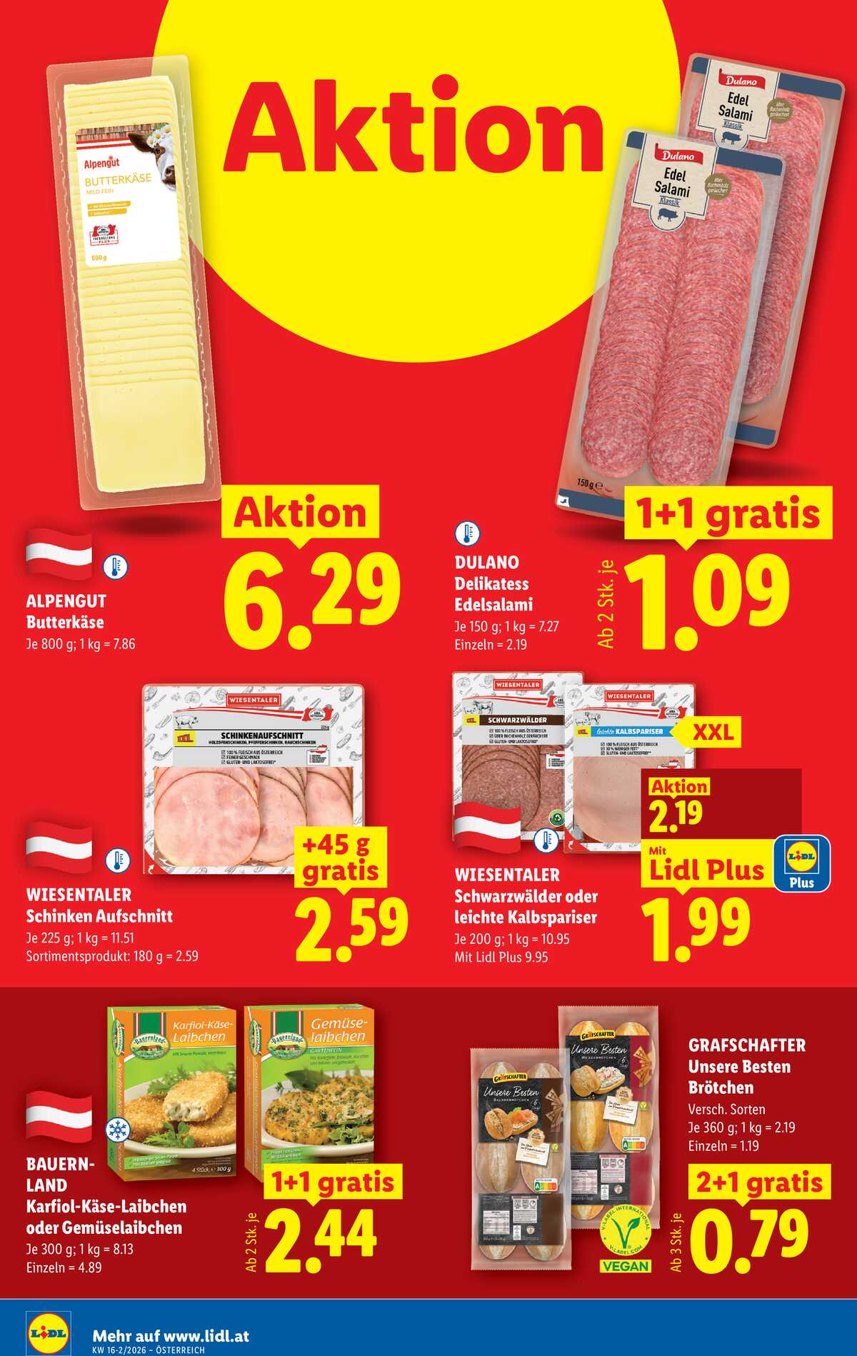 Leták Lidl Rakousko 16.4.-22.4.2026 strana 12