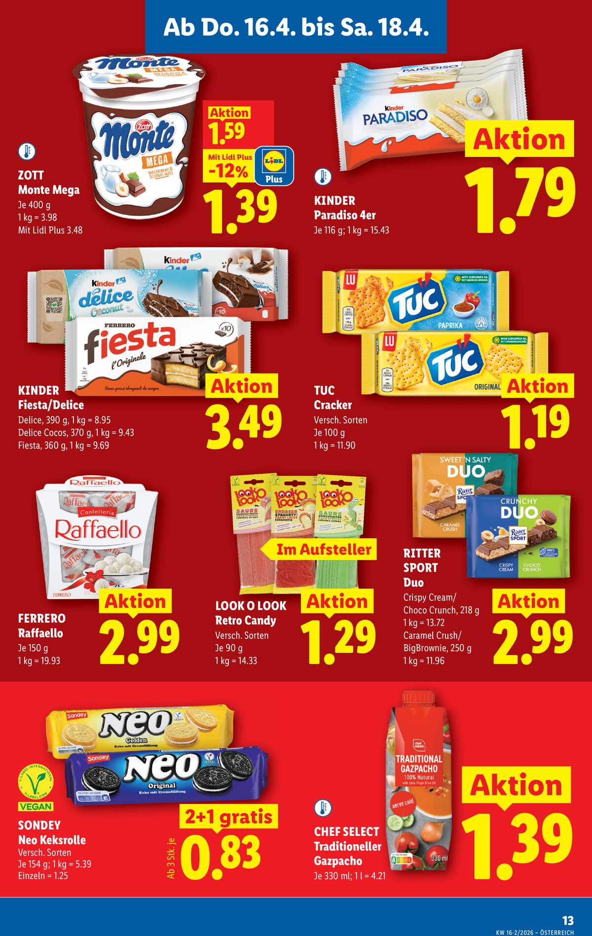 Leták Lidl Rakousko 16.4.-22.4.2026 strana 15