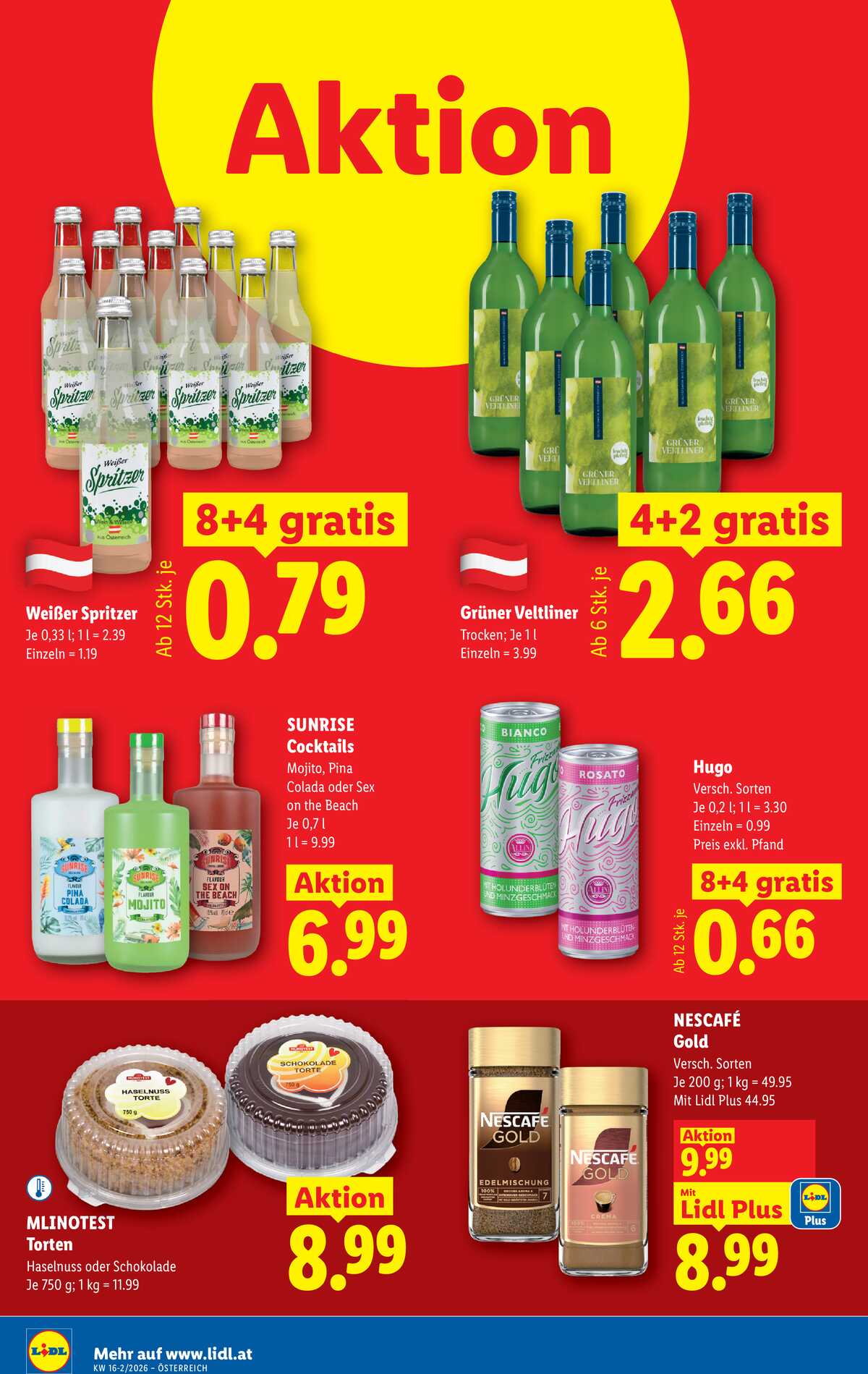 Leták Lidl Rakousko 16.4.-22.4.2026 strana 16