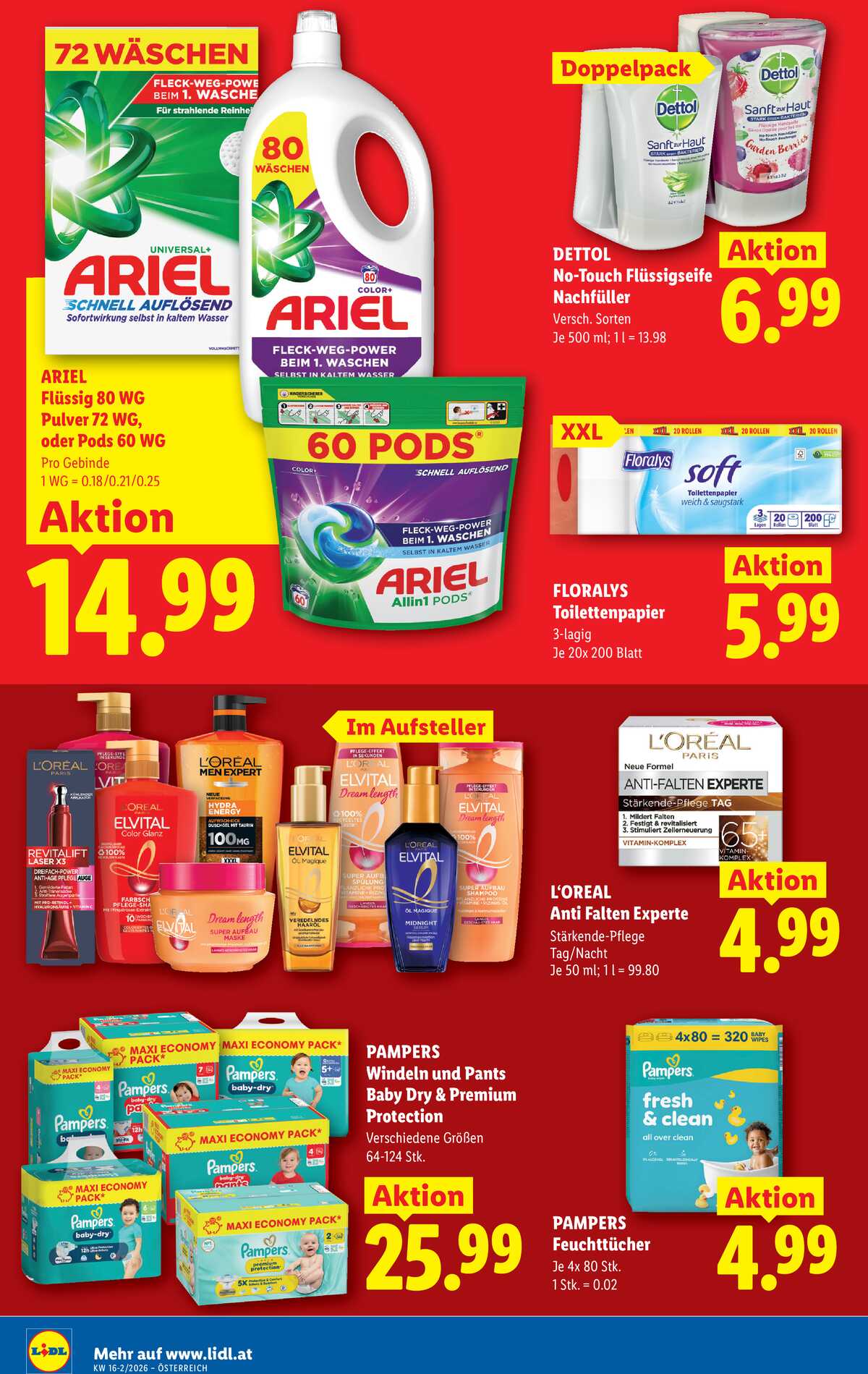 Leták Lidl Rakousko 16.4.-22.4.2026 strana 18