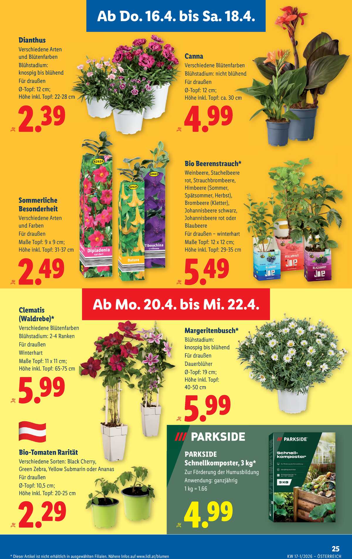 Leták Lidl Rakousko 16.4.-22.4.2026 strana 27