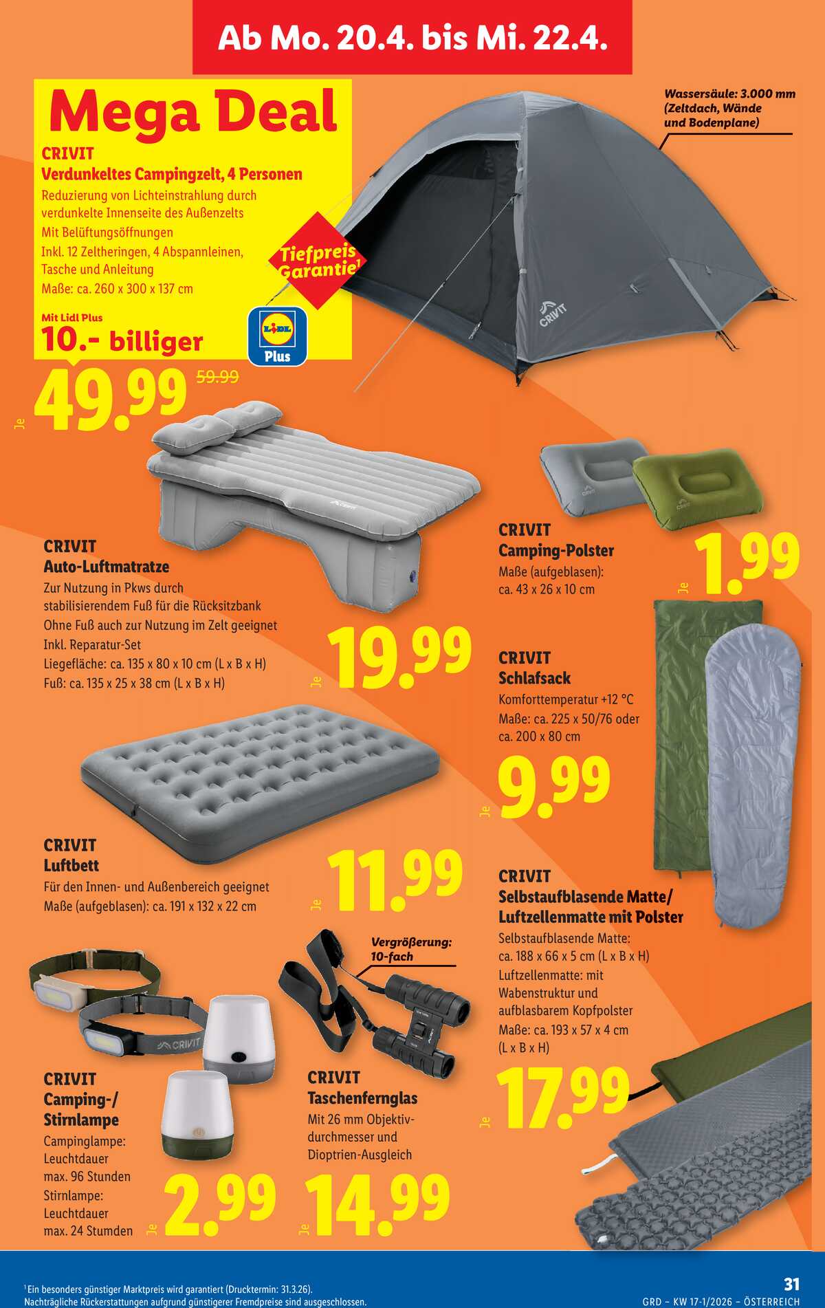 Leták Lidl Rakousko 16.4.-22.4.2026 strana 34