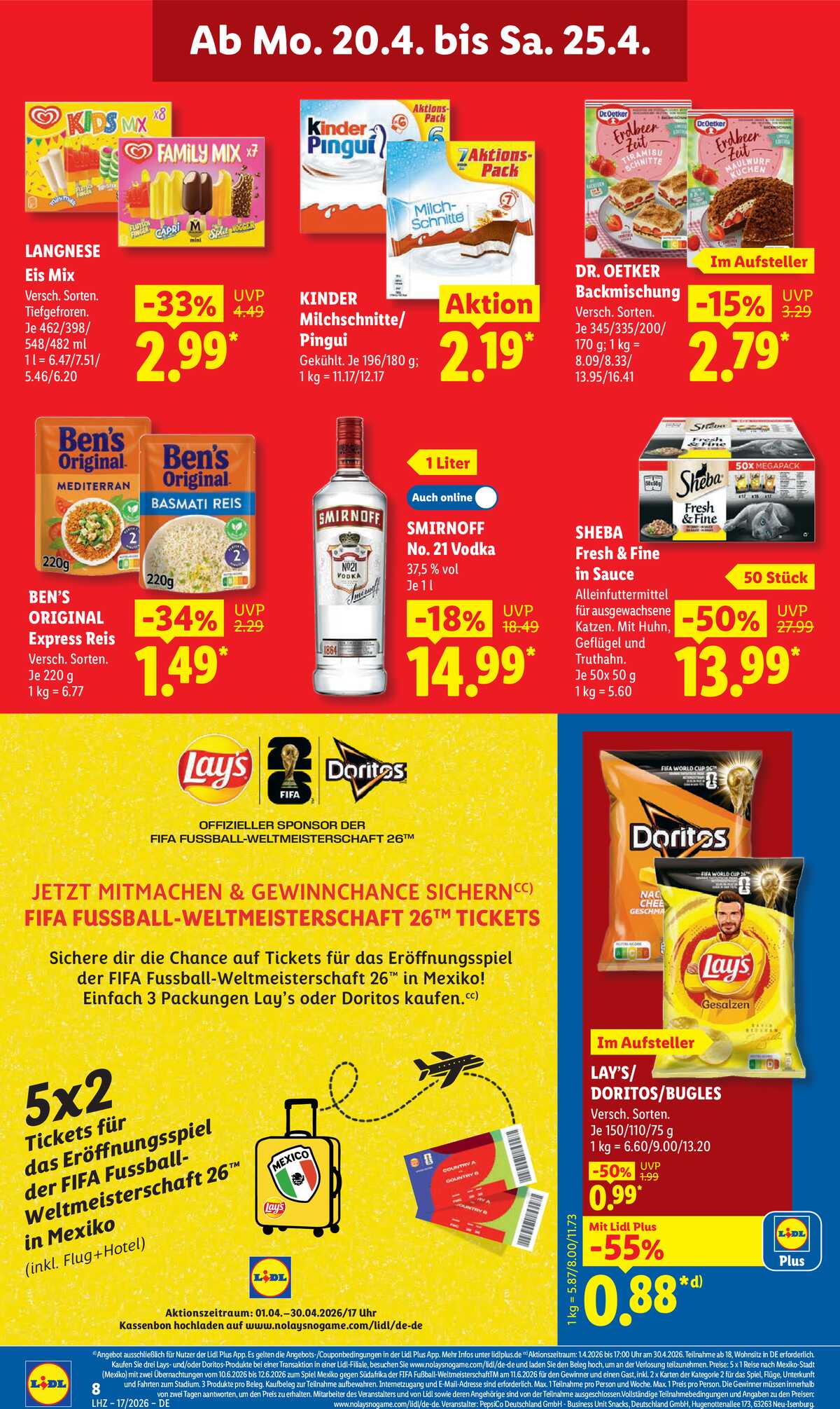 Leták Lidl Německo 20.4.-25.4.2026 strana 16