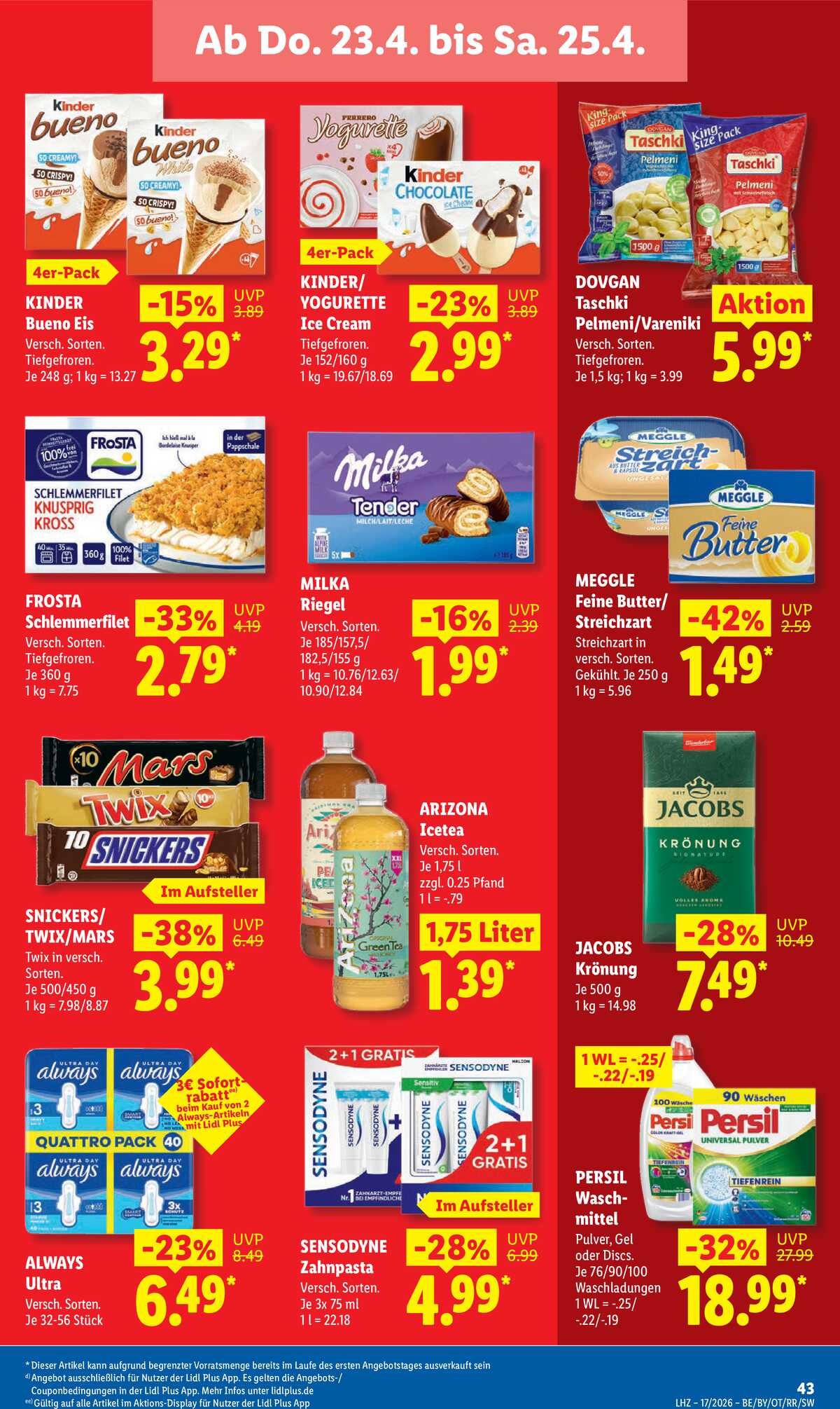 Leták Lidl Německo 20.4.-25.4.2026 strana 63