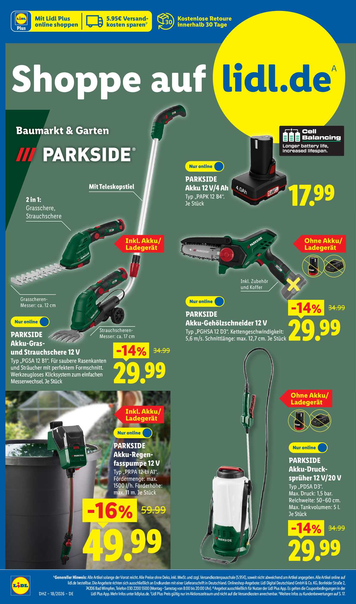 Leták Lidl Německo 27.4.-2.5.2026 strana 2