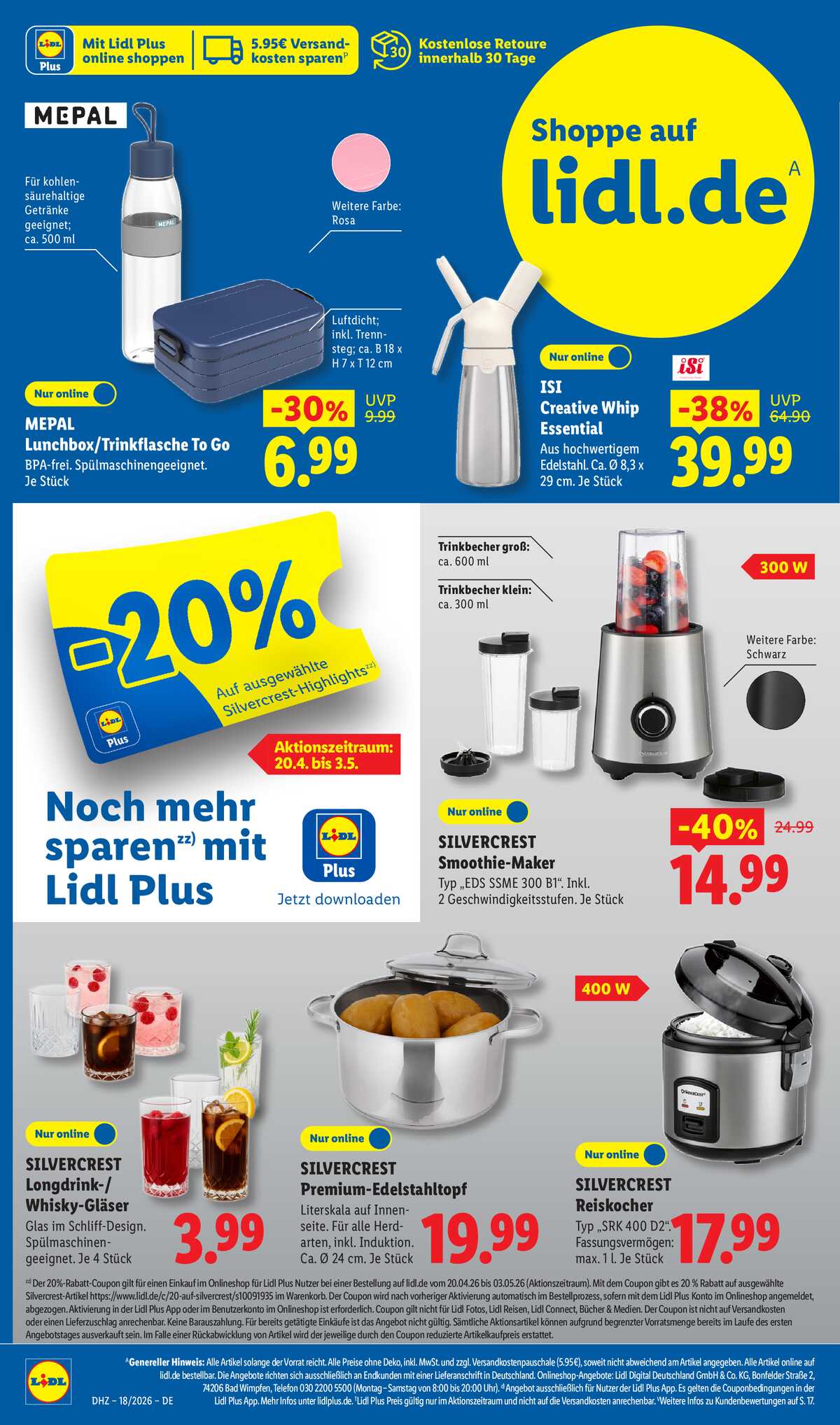 Leták Lidl Německo 27.4.-2.5.2026 strana 10